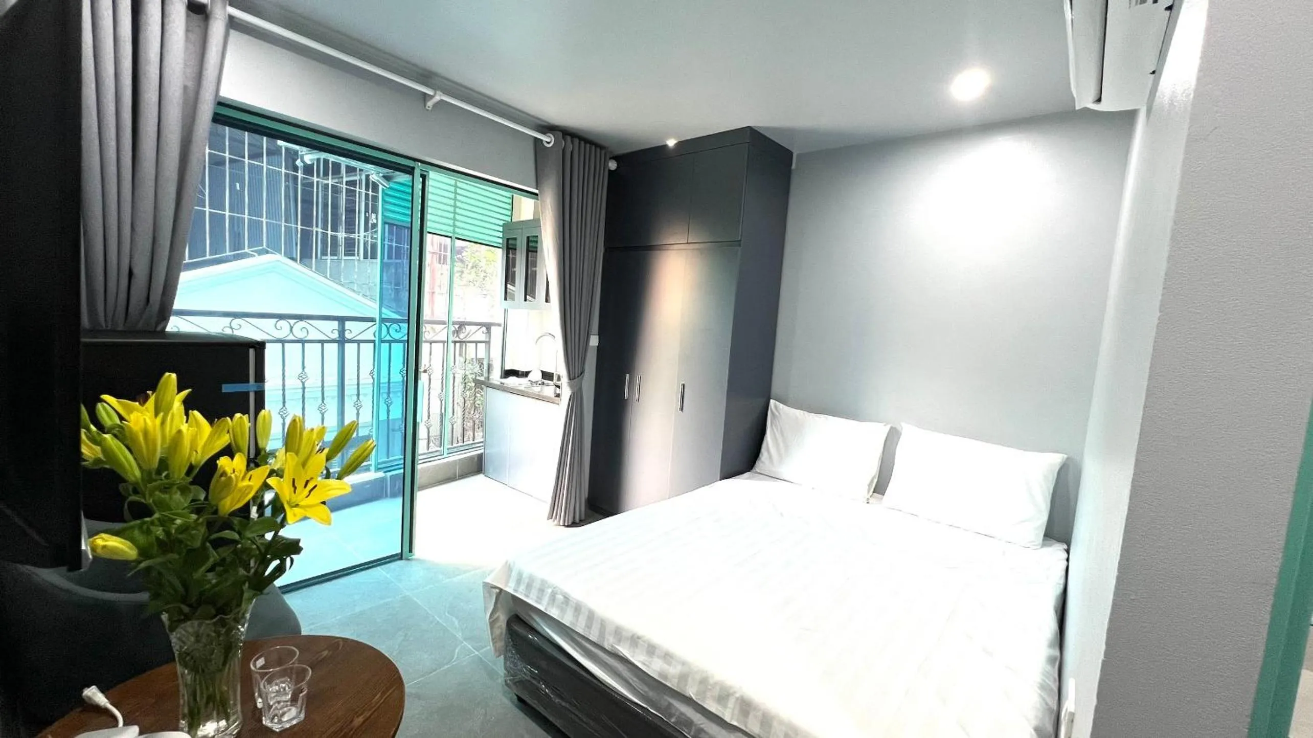 View (from property/room), Bed in Era Apartment Cat Linh