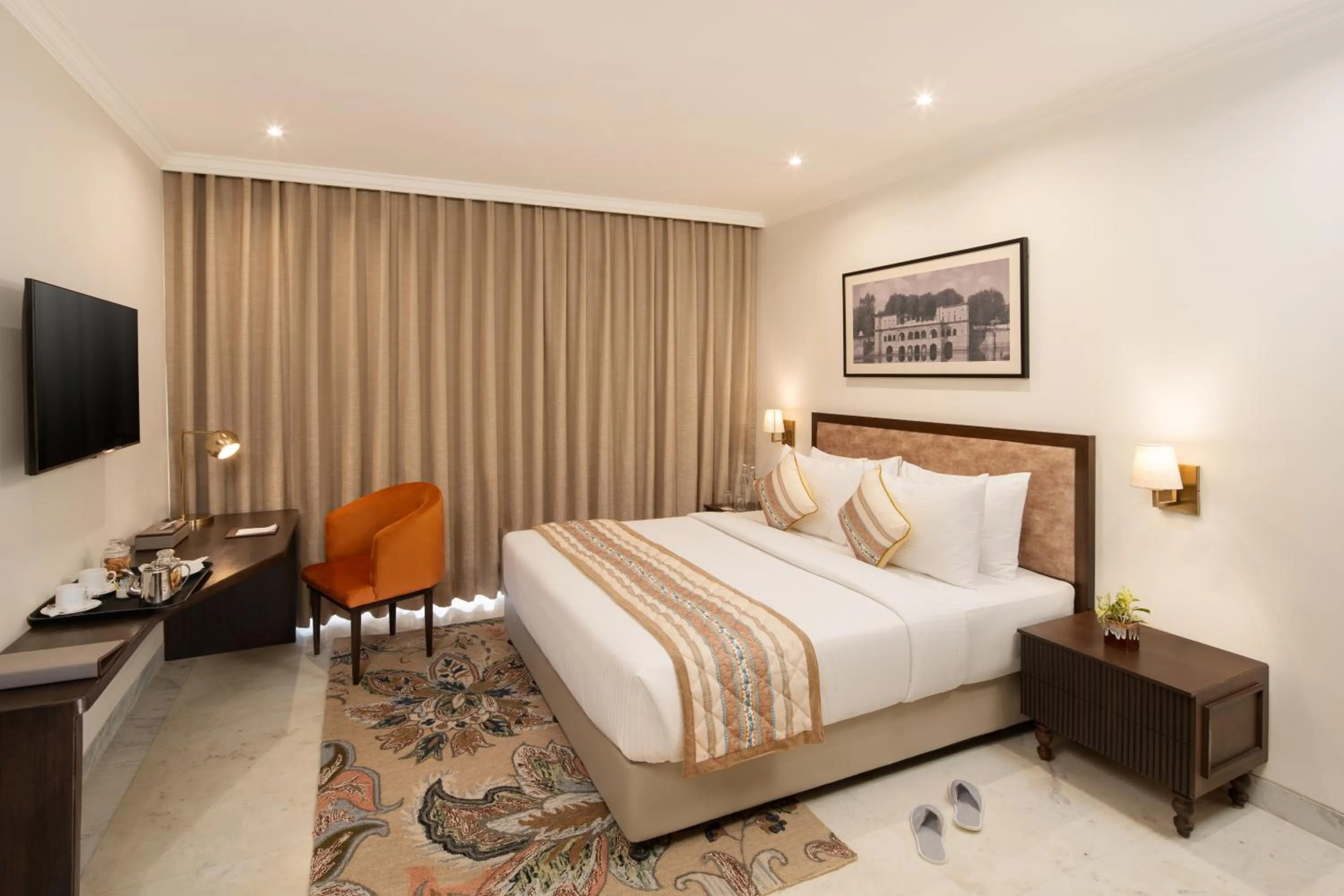 Bedroom, Bed in Brij Eternity, Vrindavan By Leisure Hotels