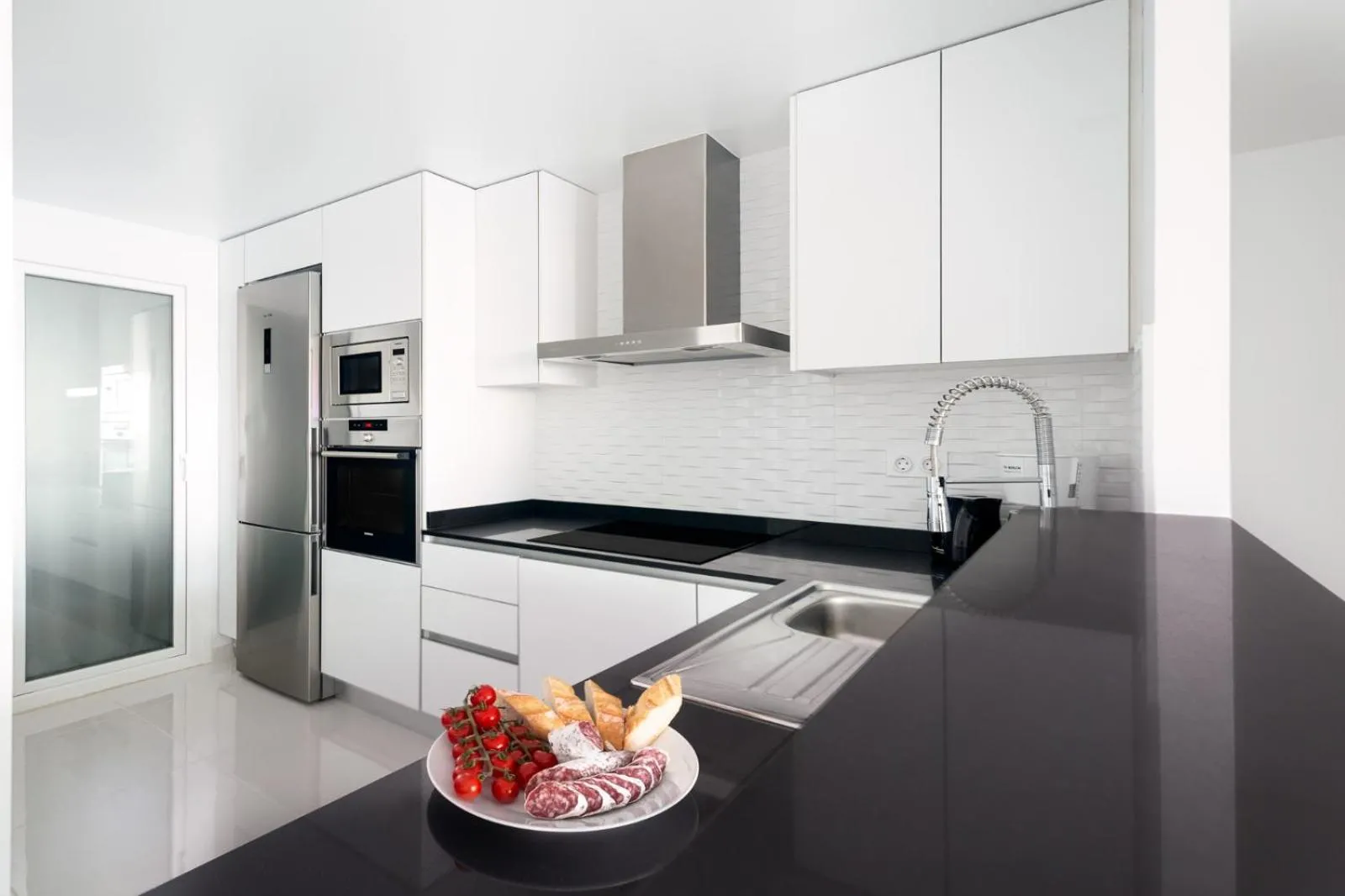 Kitchen or kitchenette in Sea Senses by Elvira Home, Sea View, AQ-114