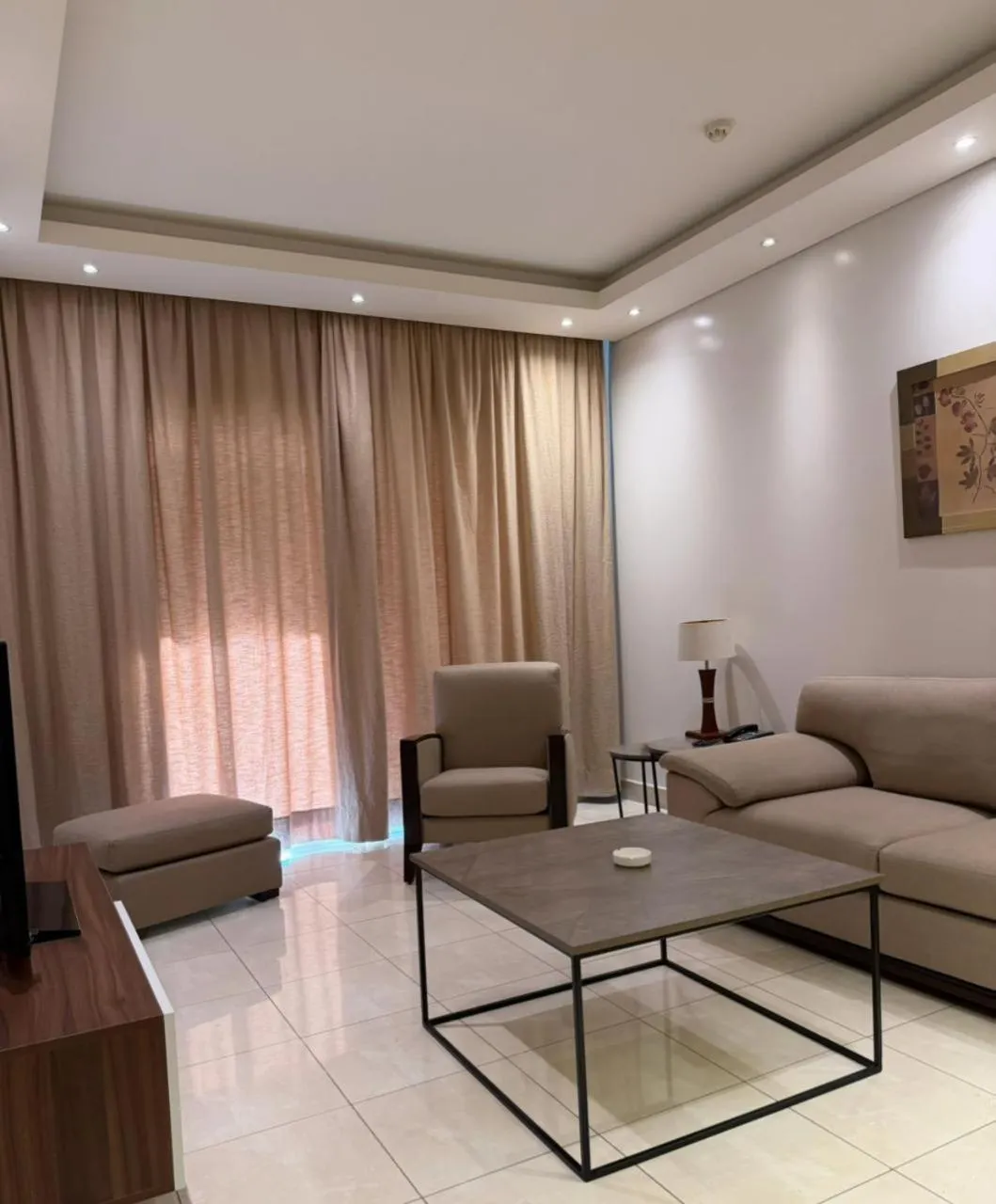 Living room in Ny Suites