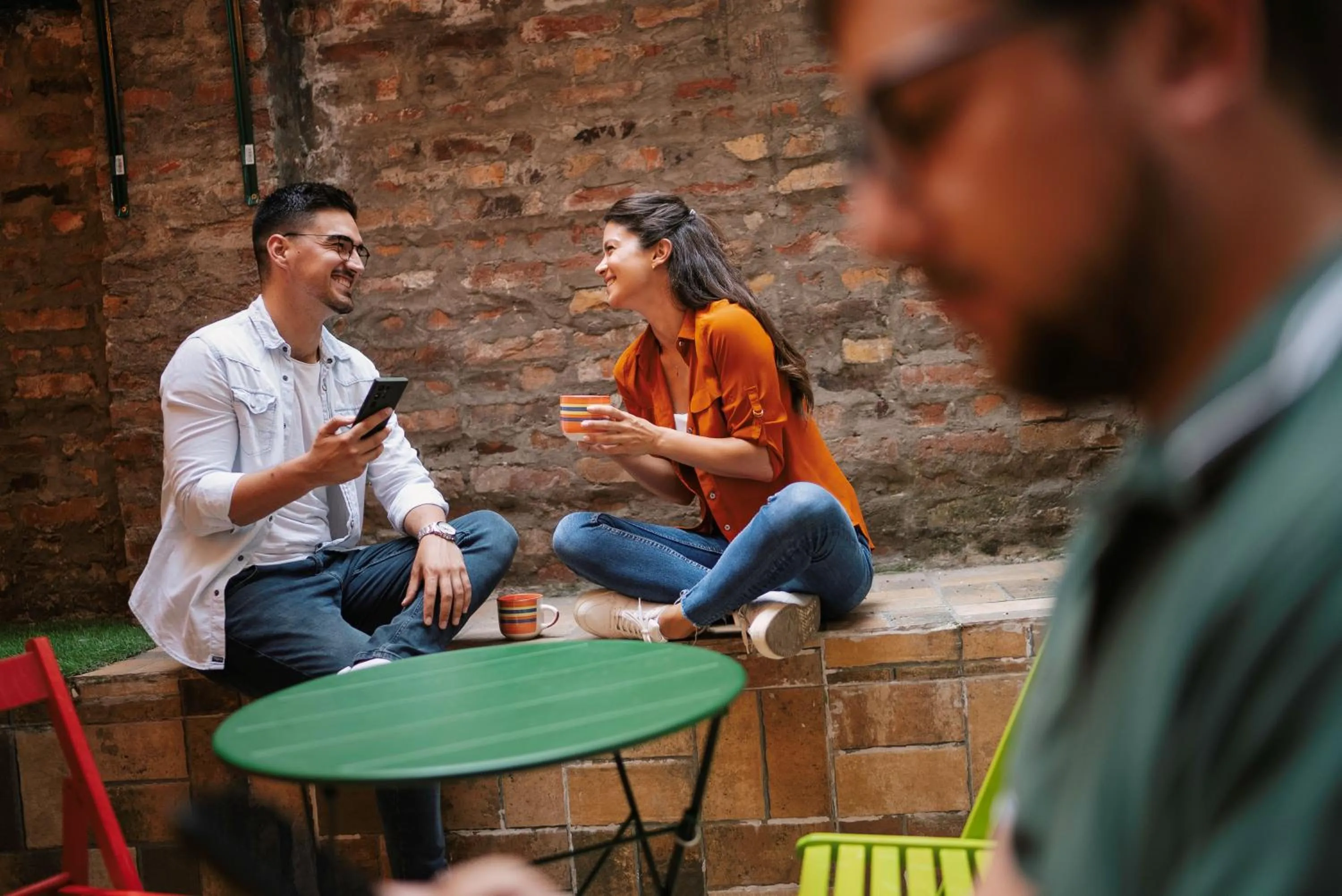 Garden in New Generation Hostel Como Lake