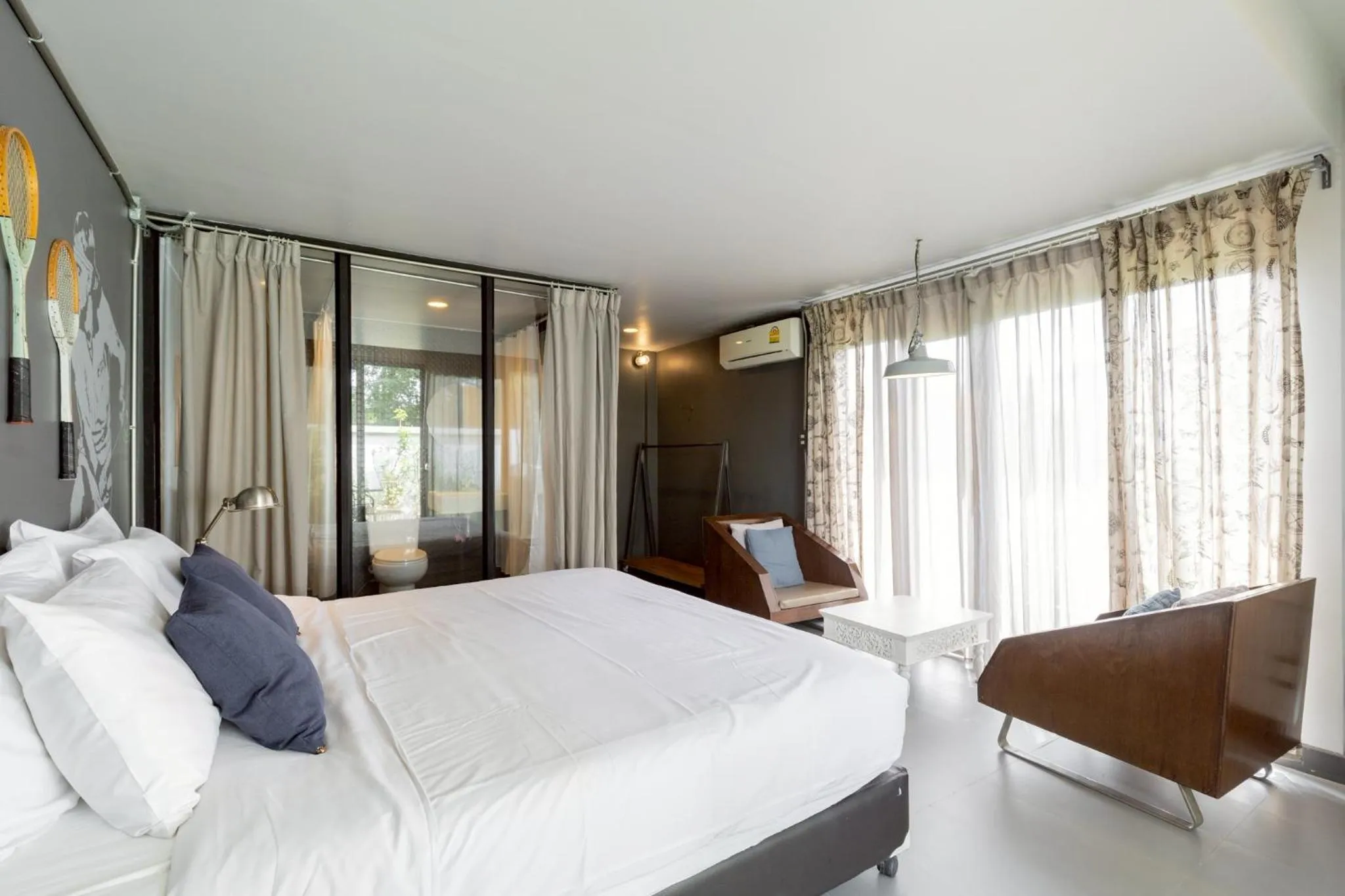 Bed in Pyur Otel by Ombra House