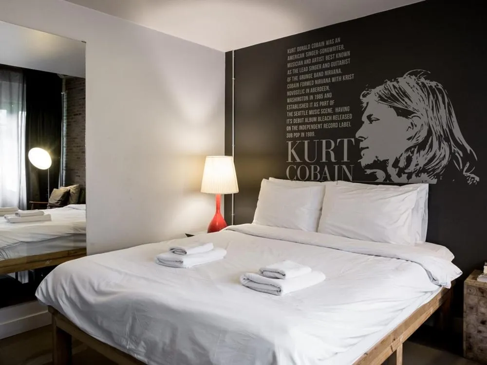 Bed in Pyur Otel by Ombra House