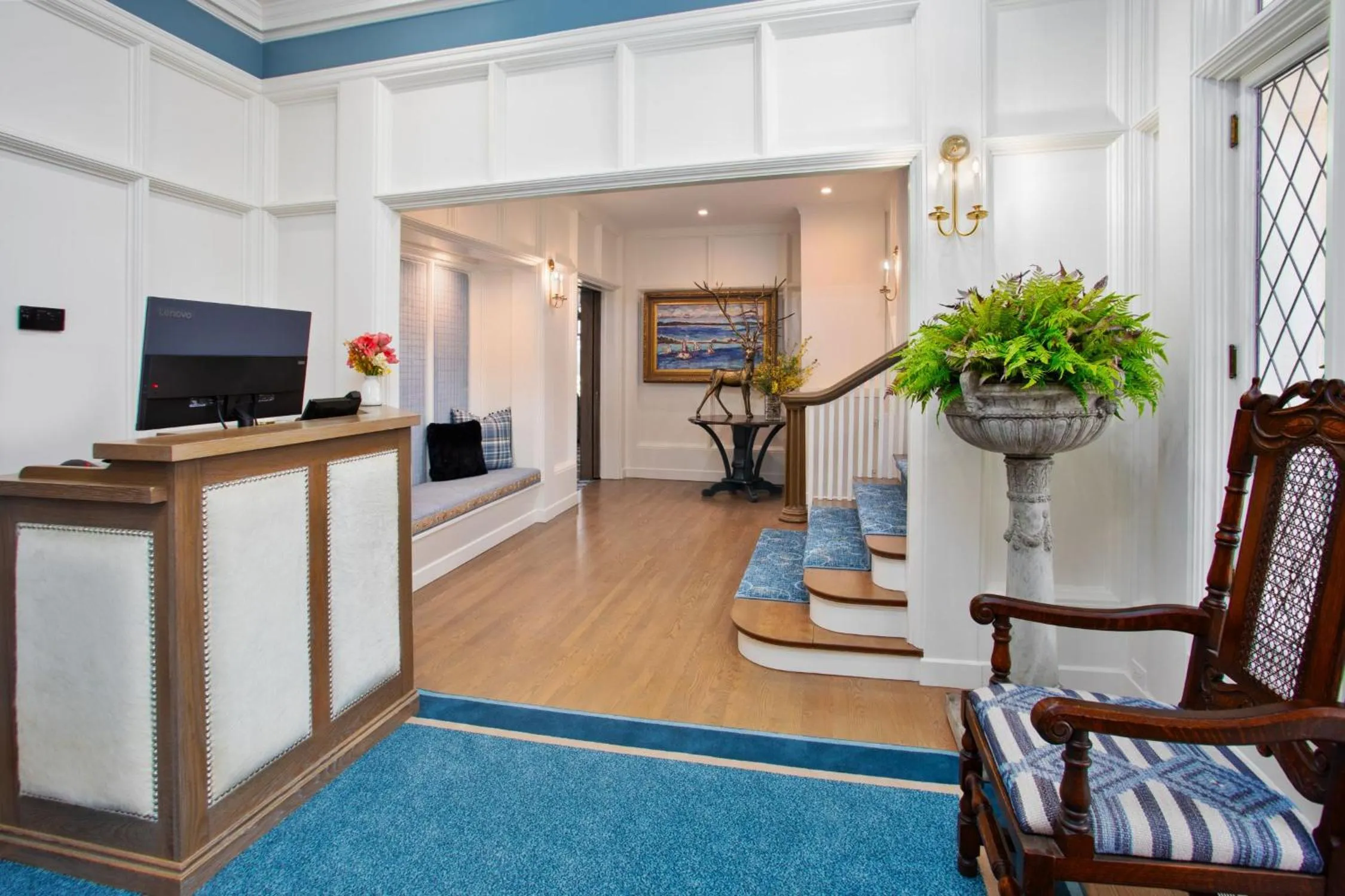 Lobby or reception in The Inn at Stonecliffe