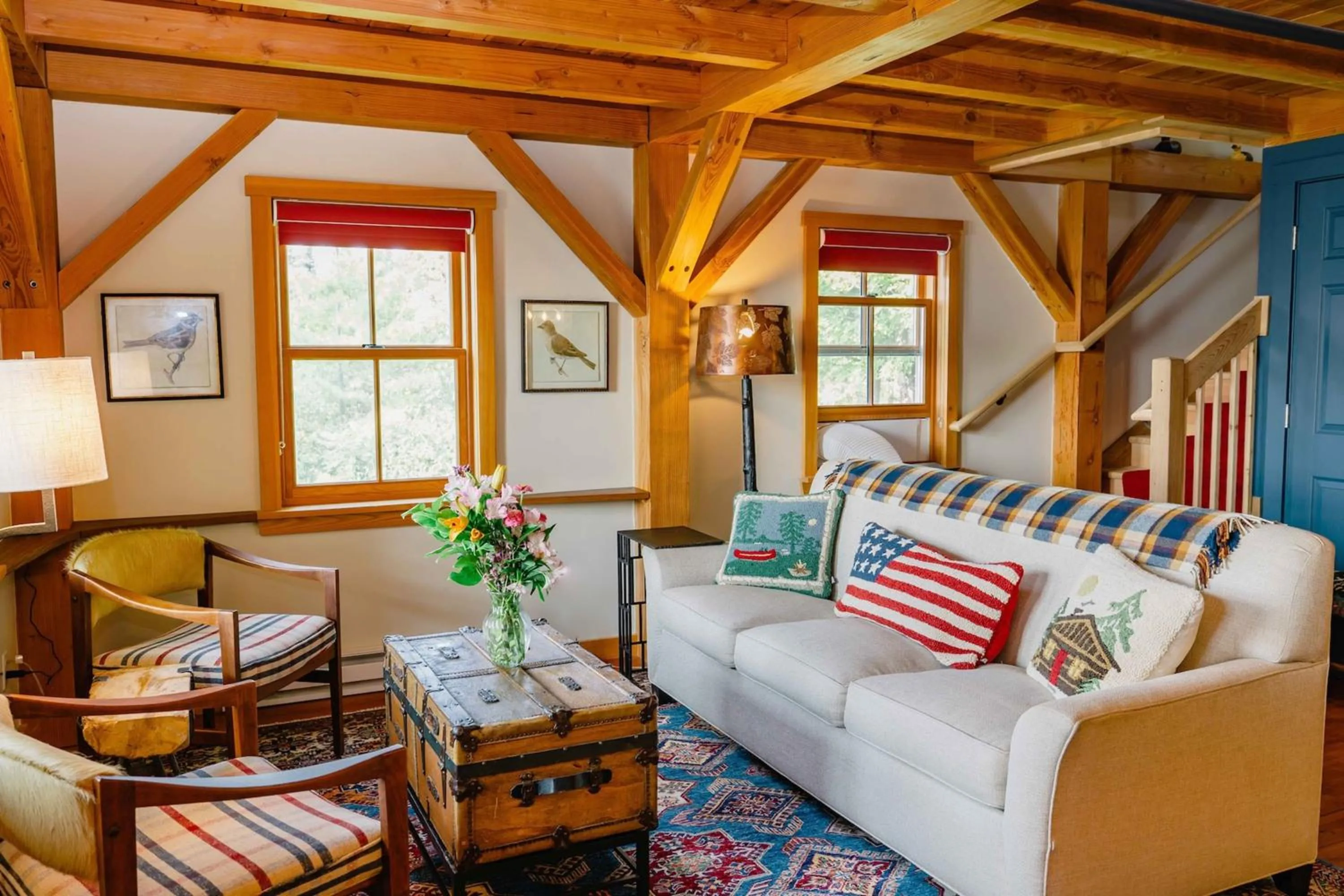 Living room in The Inn at Stonecliffe