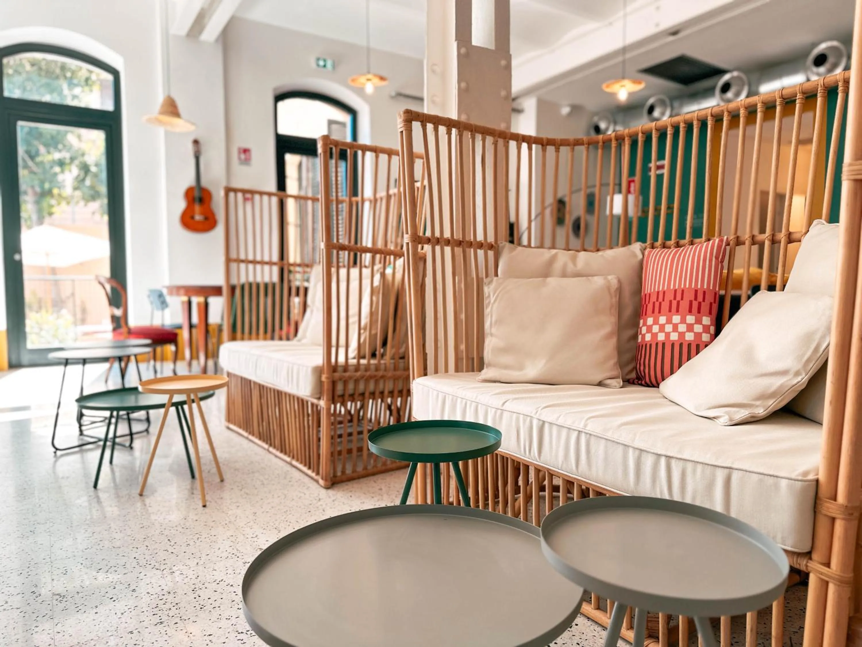 Living room in Ostello Bello Palermo