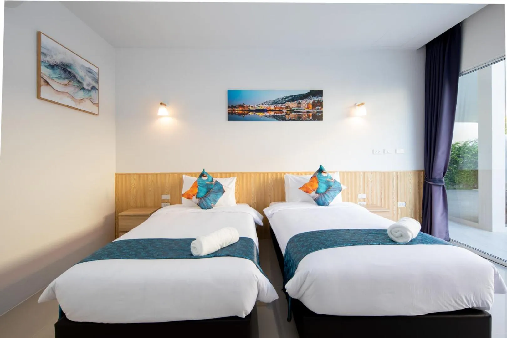 Bed in Sasi Pool Villa Phuket