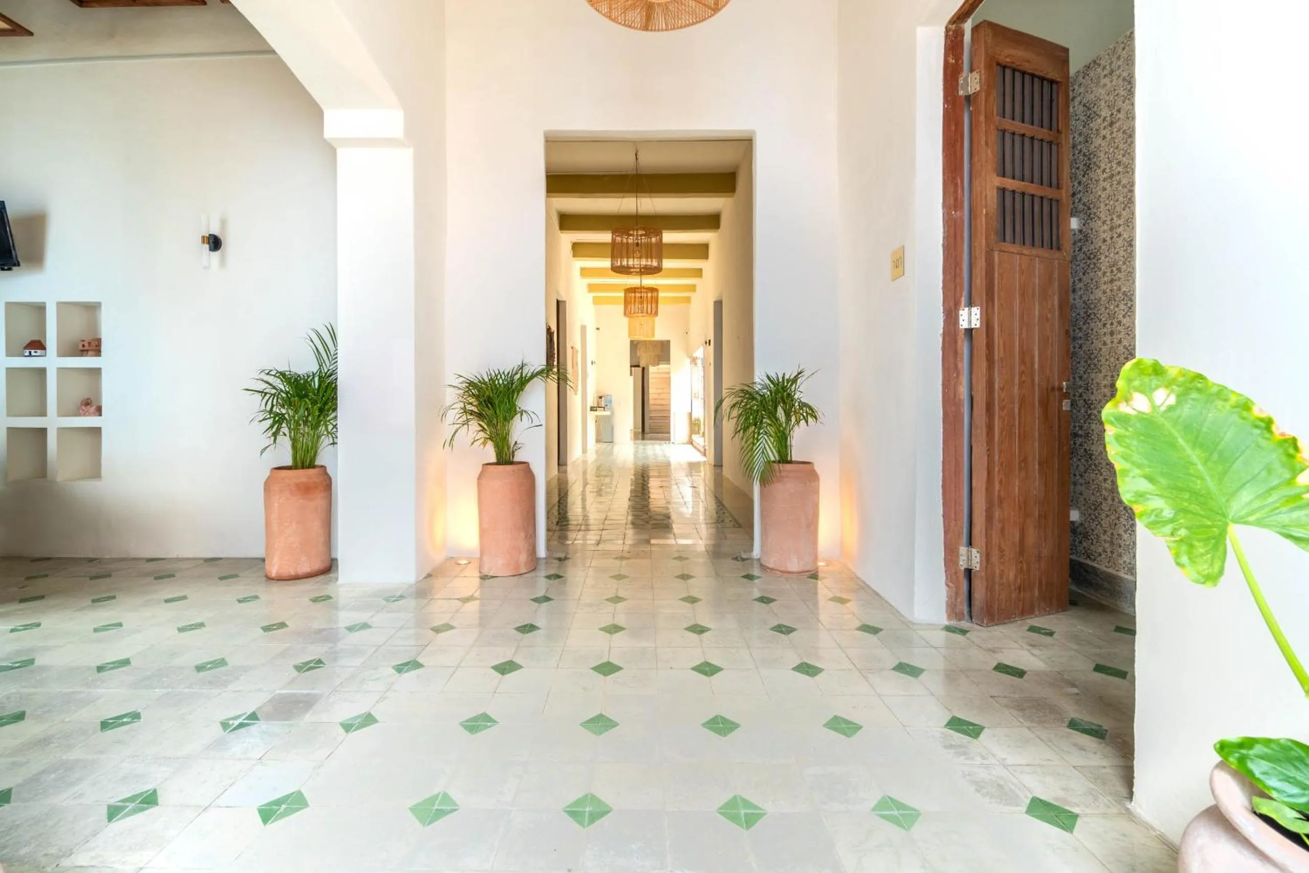 Property building in Hotel Boutique Santa Elena