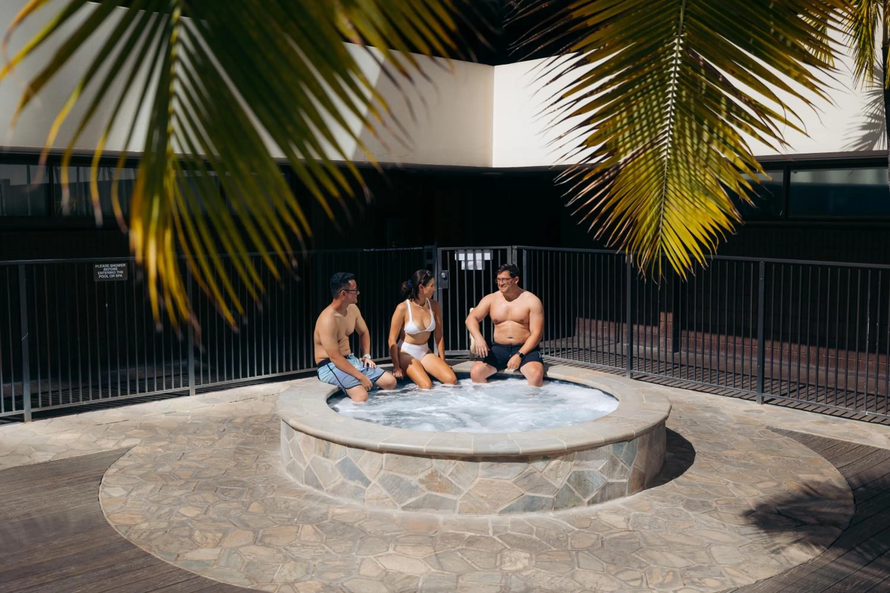 Swimming pool in Bishop Suites at Executive Centre