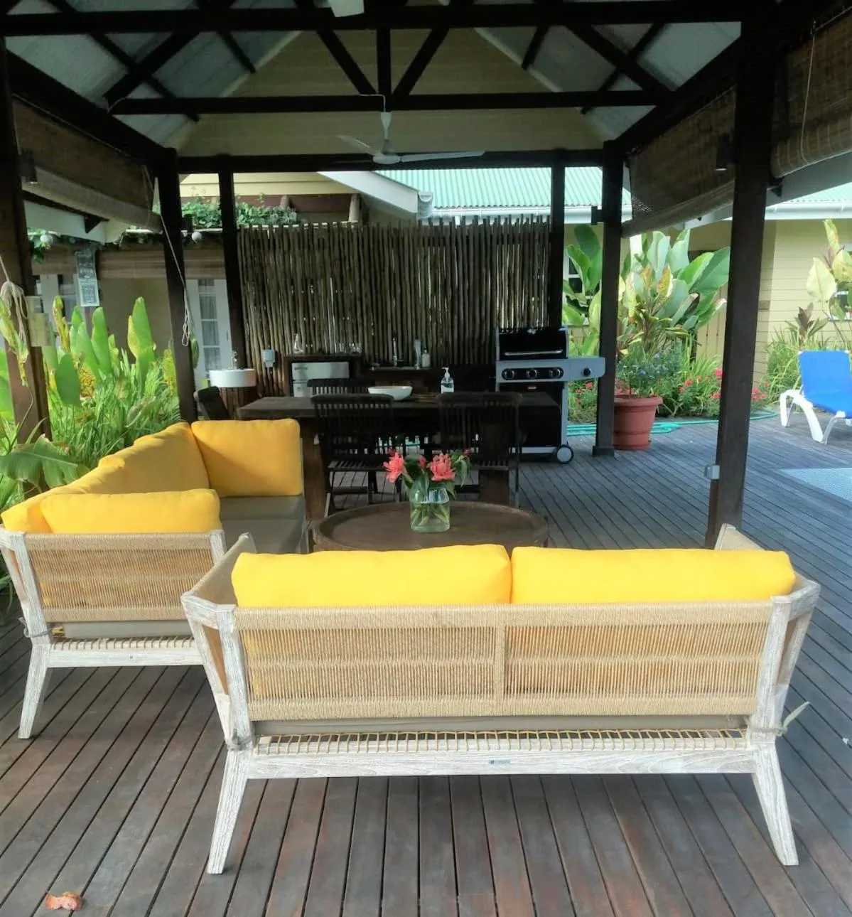 Patio in Residence Praslinoise