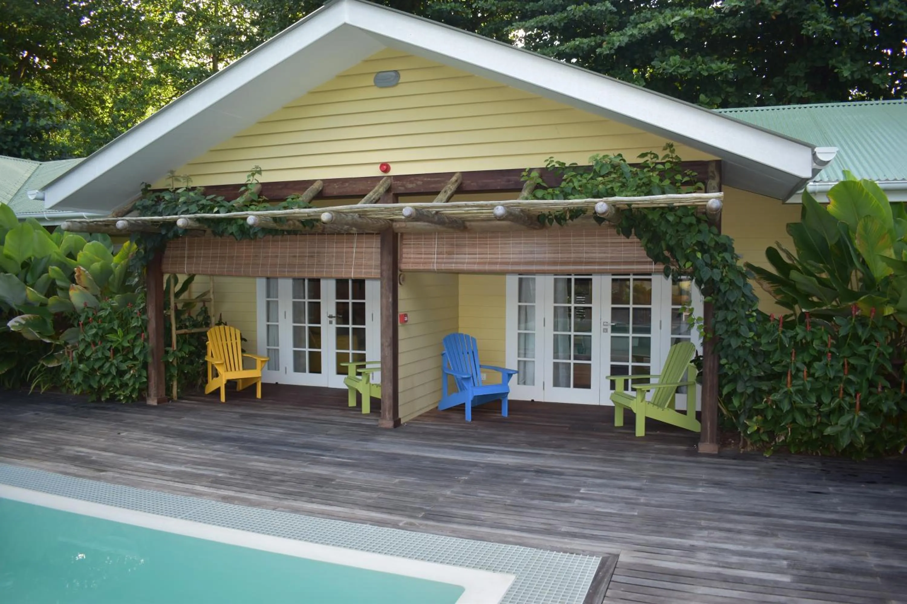 Patio in Residence Praslinoise