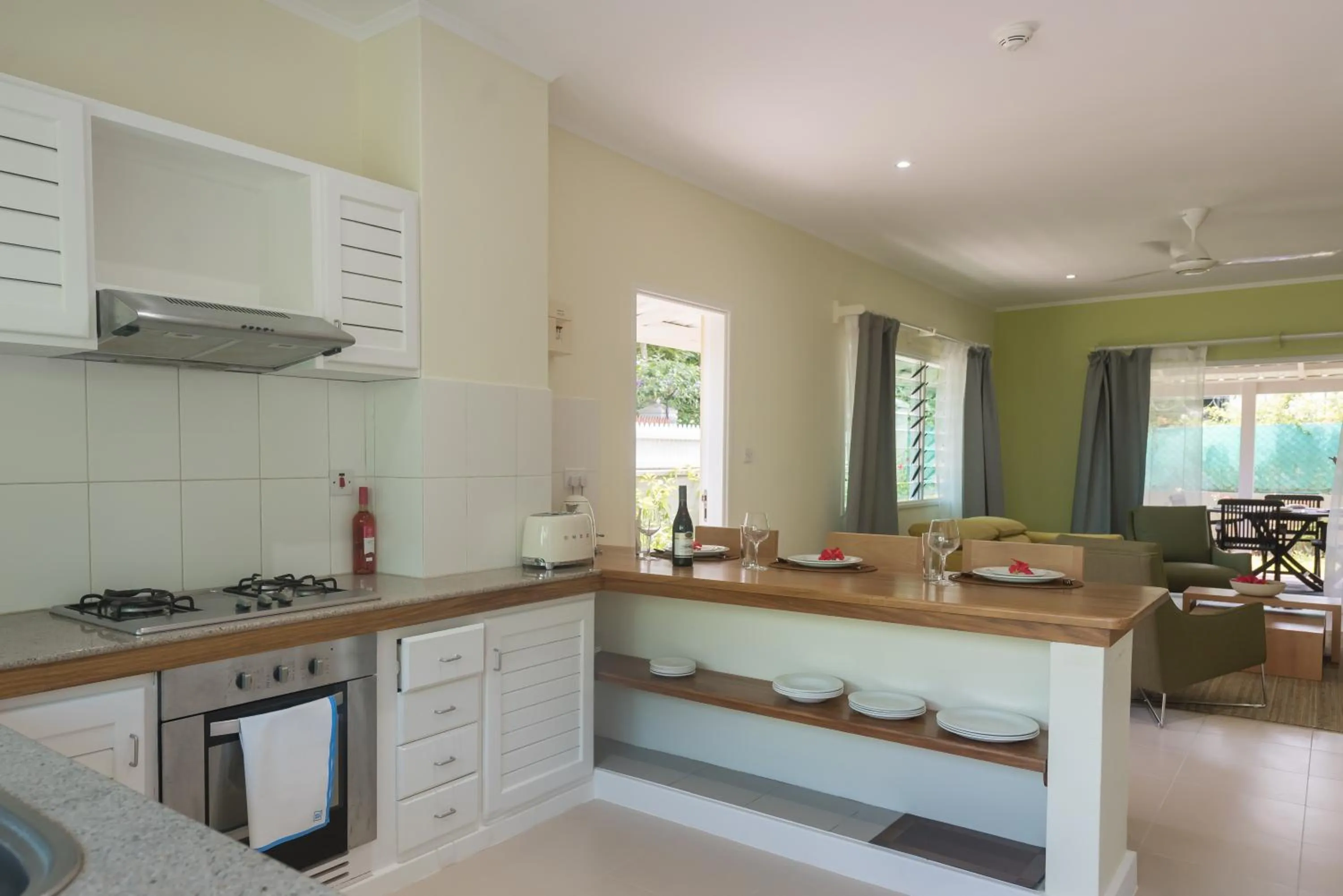 Kitchen or kitchenette in Residence Praslinoise