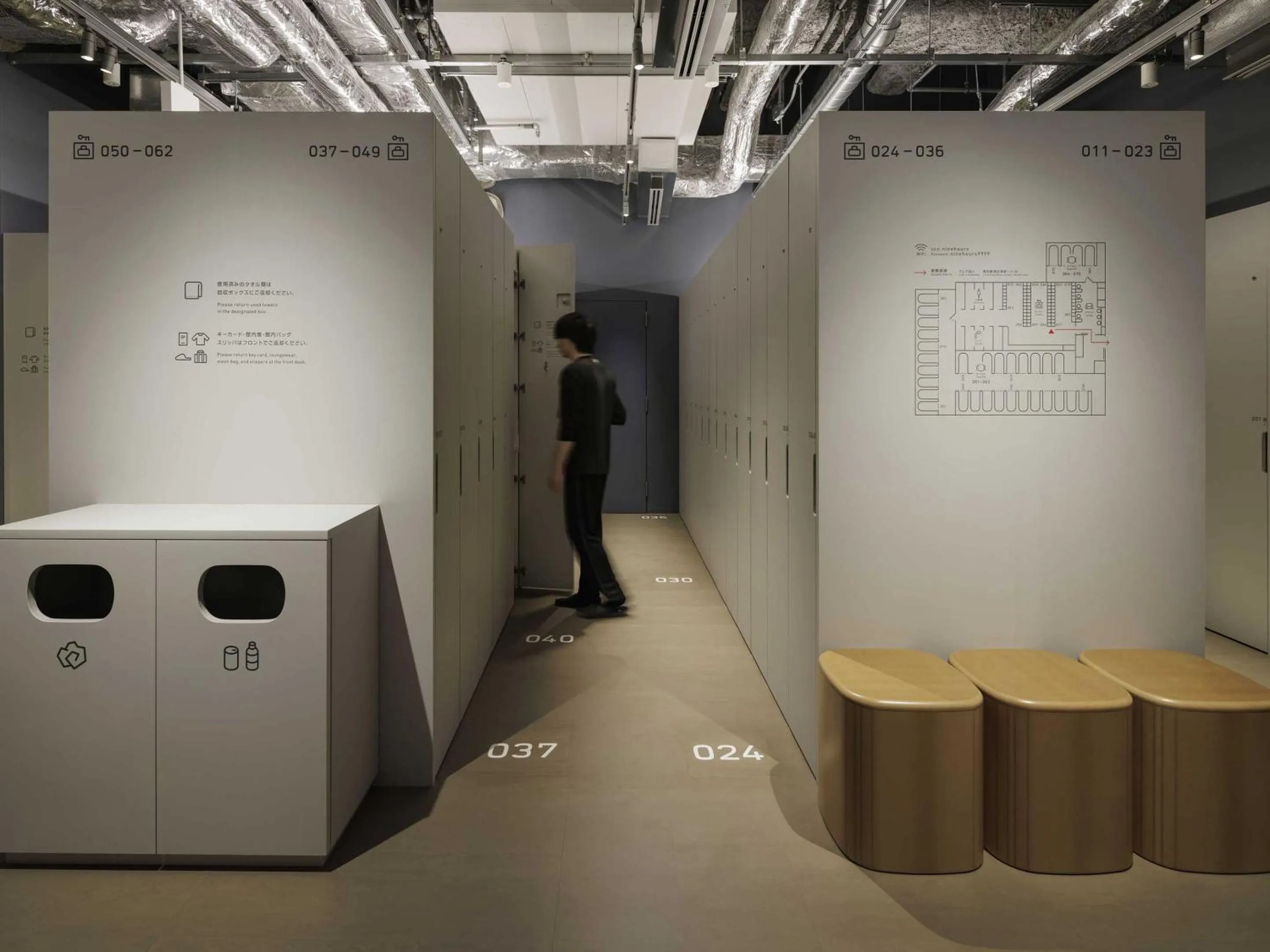 locker in 9h nine hours Shinagawa station for men