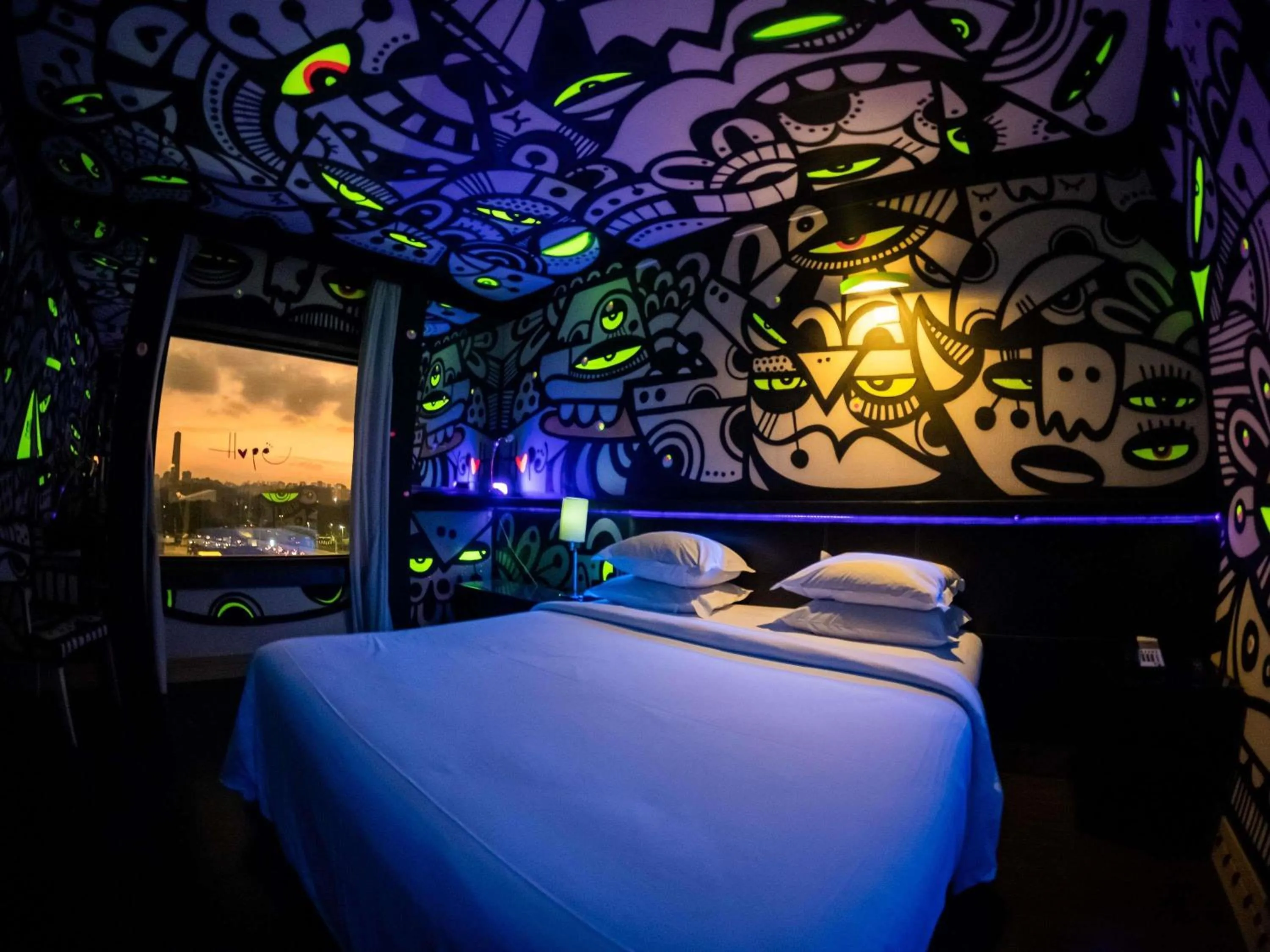 Bedroom, Bed in Pullman Sao Paulo Ibirapuera