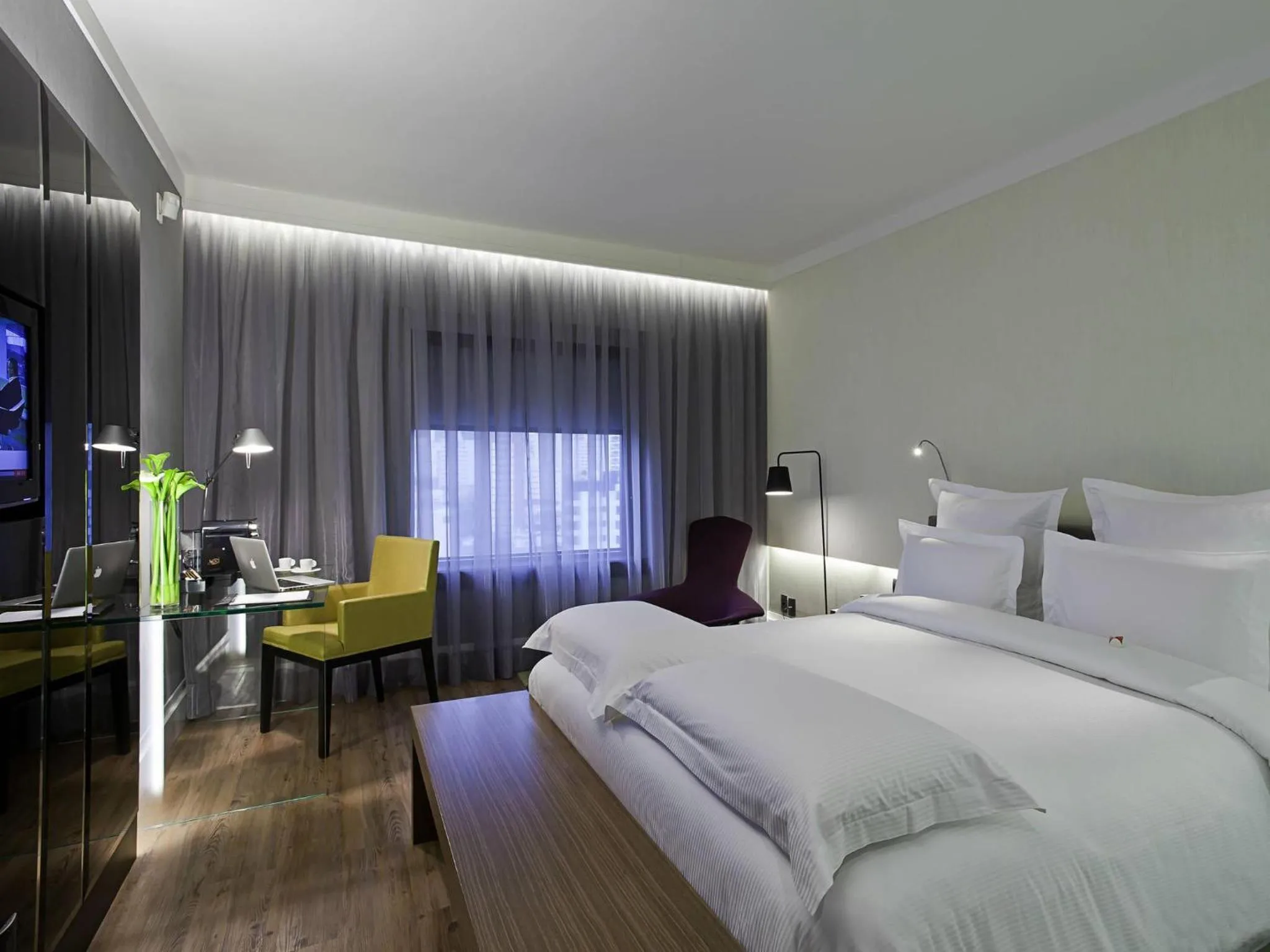 Bedroom, Bed in Pullman Sao Paulo Ibirapuera