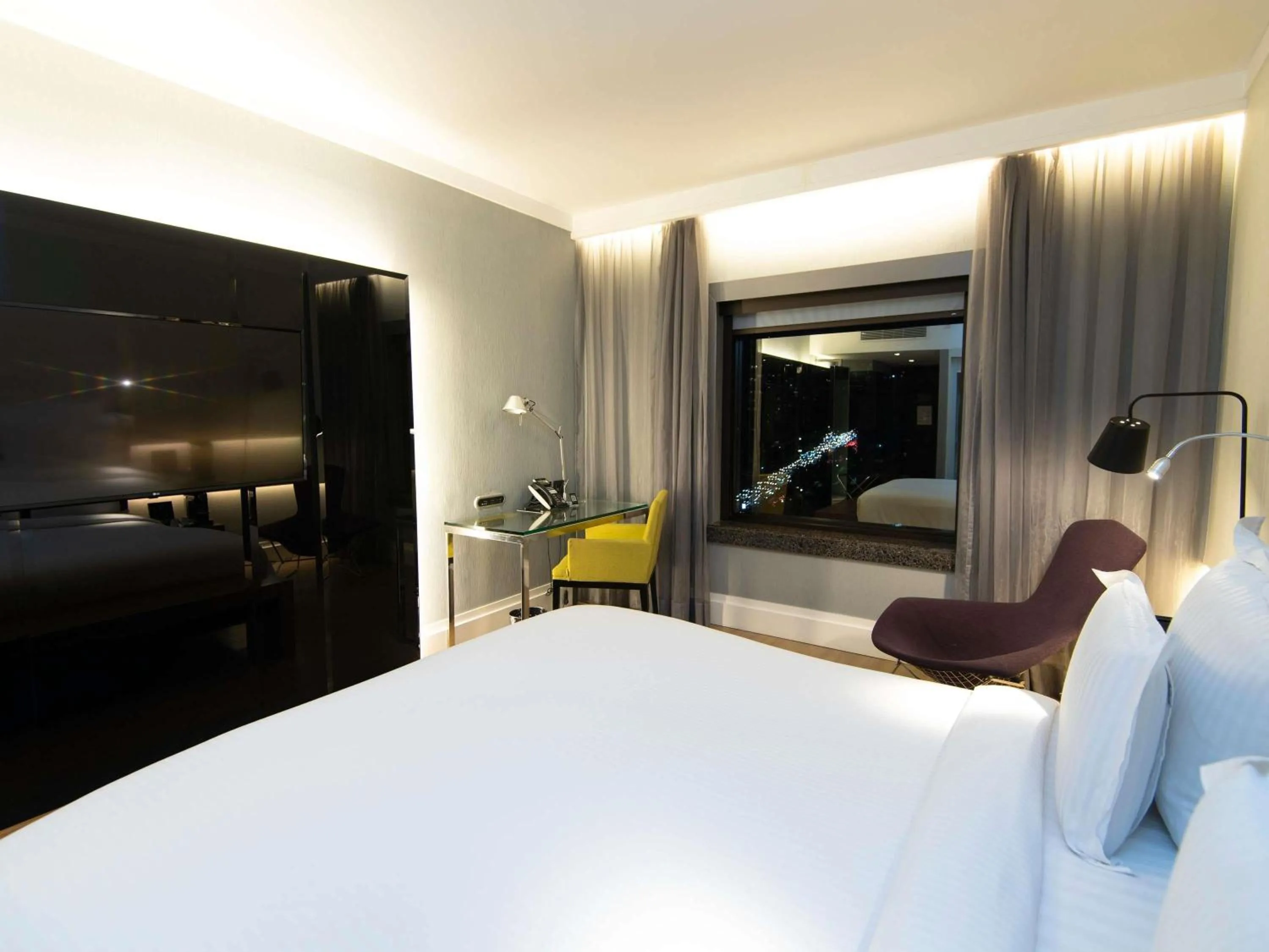 Bedroom, Bed in Pullman Sao Paulo Ibirapuera