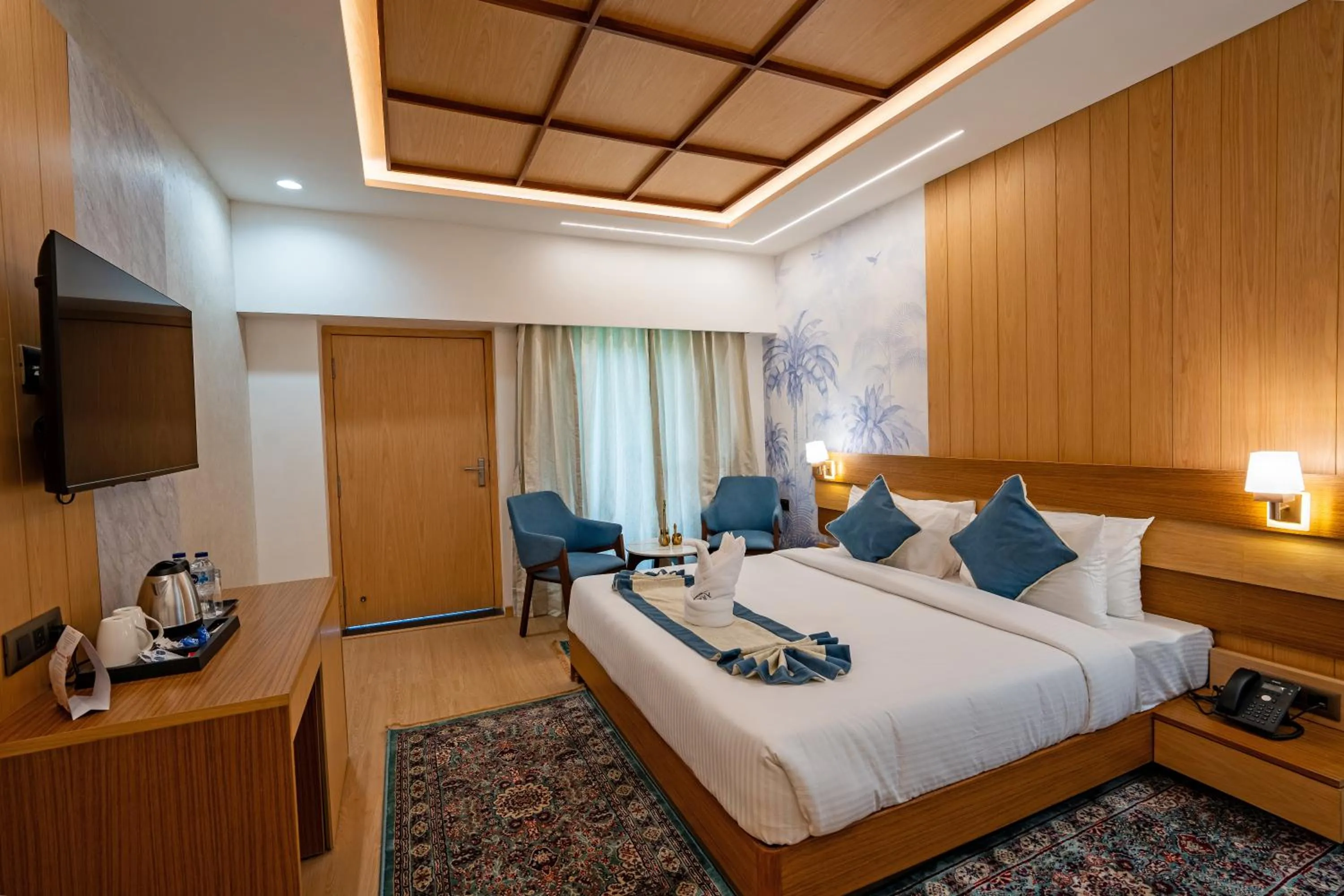 Photo of the whole room, Bed in Arkaya Mukteshwar by SuperGlitz Resorts Pvt Ltd