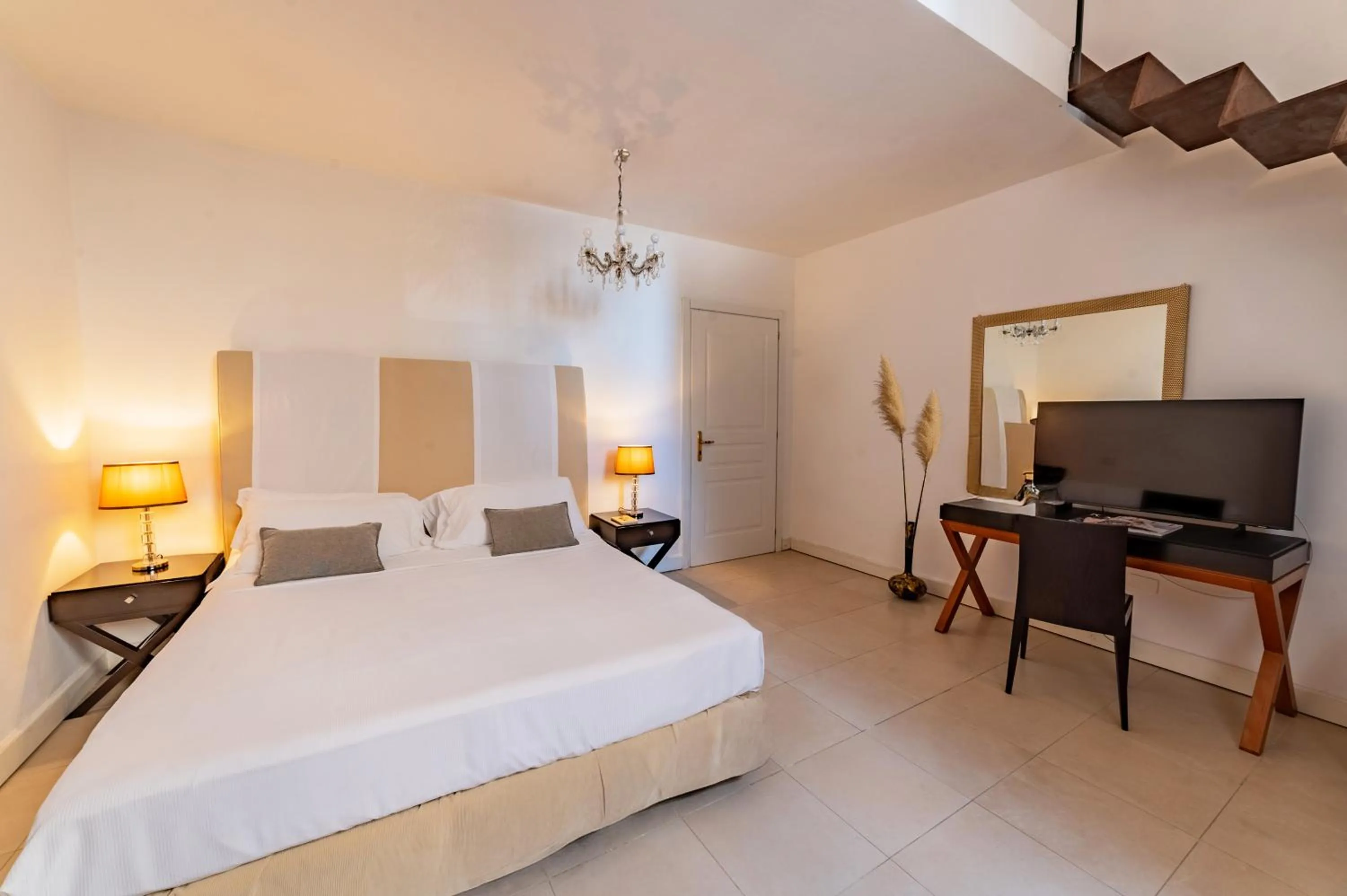 Bed in Hotel Palazzo Cavalieri