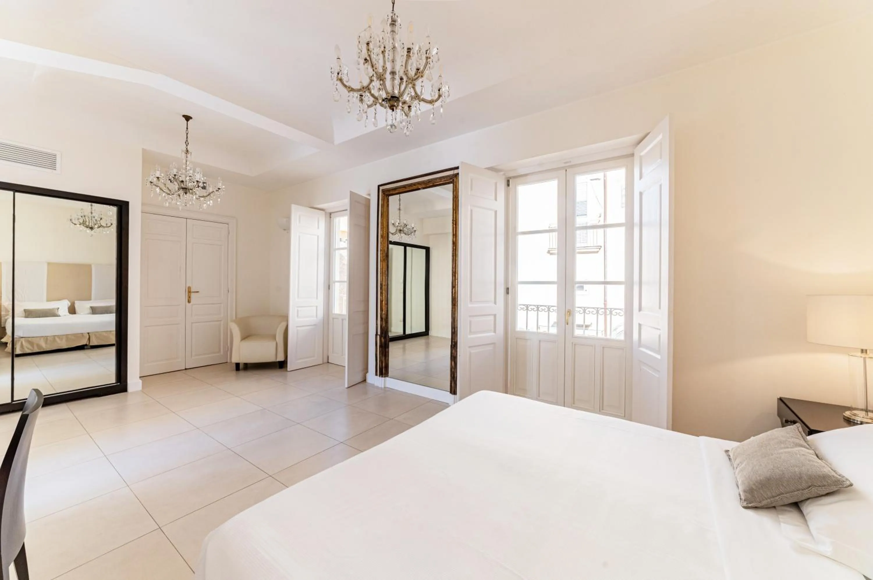 Bed in Hotel Palazzo Cavalieri