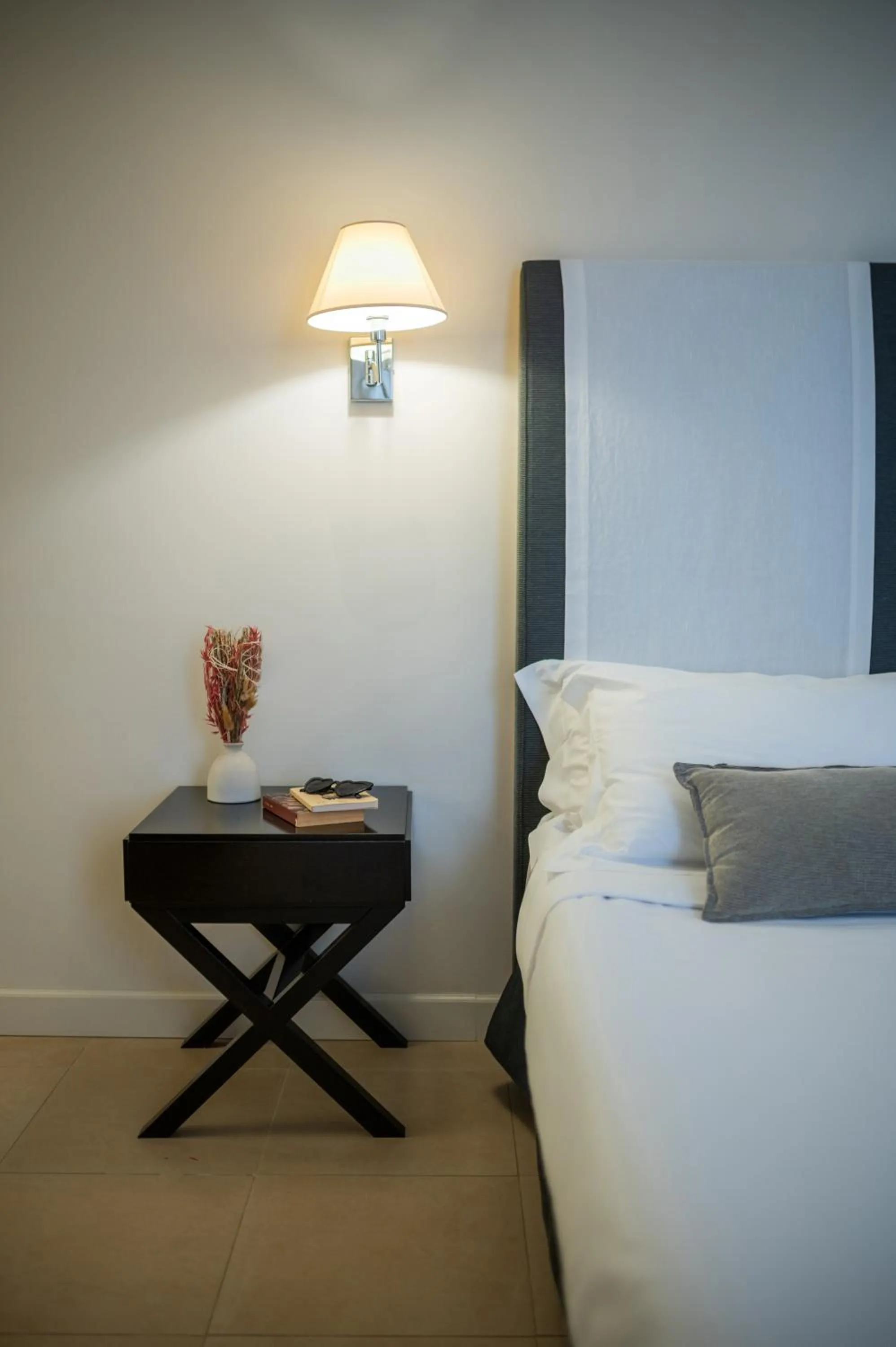 Decorative detail, Bed in Hotel Palazzo Cavalieri