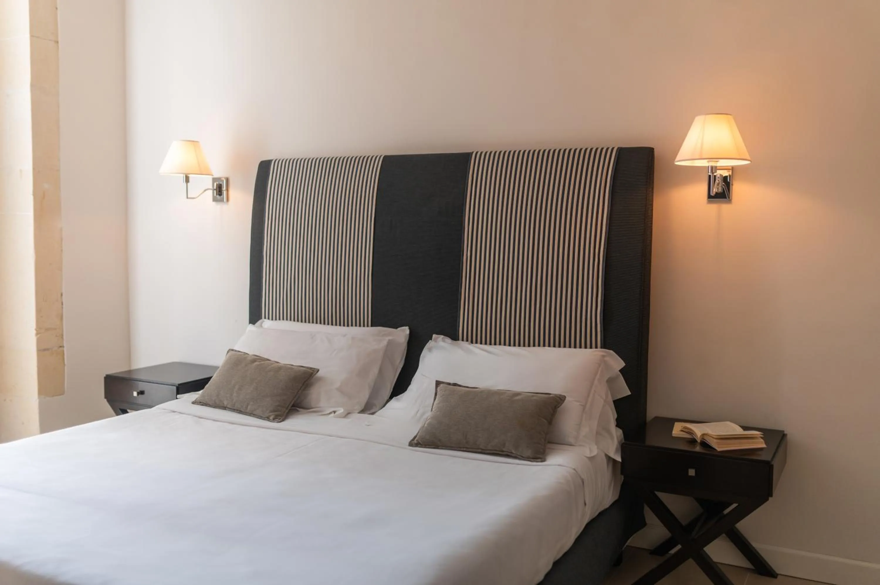 Bed in Hotel Palazzo Cavalieri