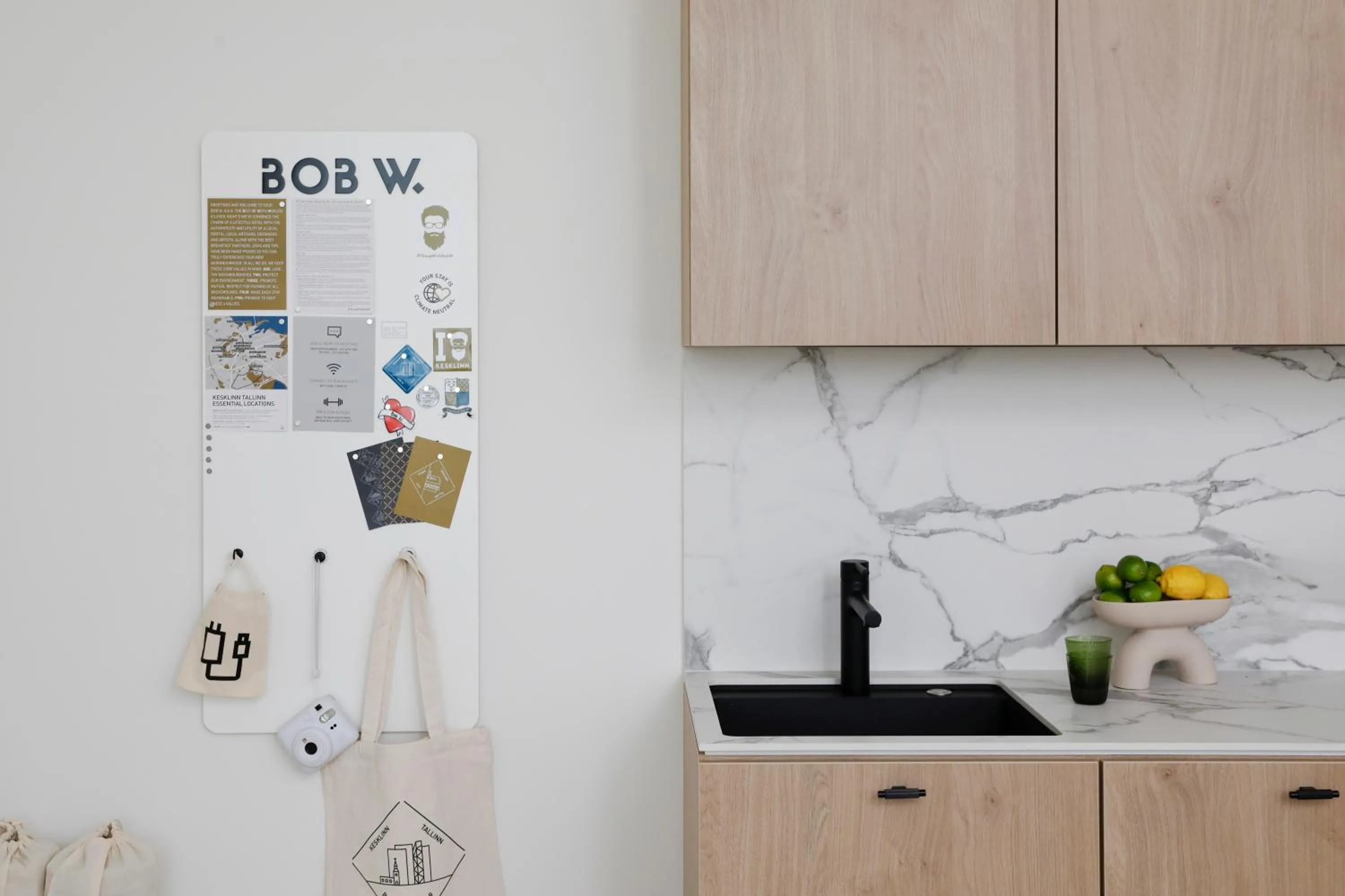 Kitchen or kitchenette in Bob W Tallinn Kesklinn