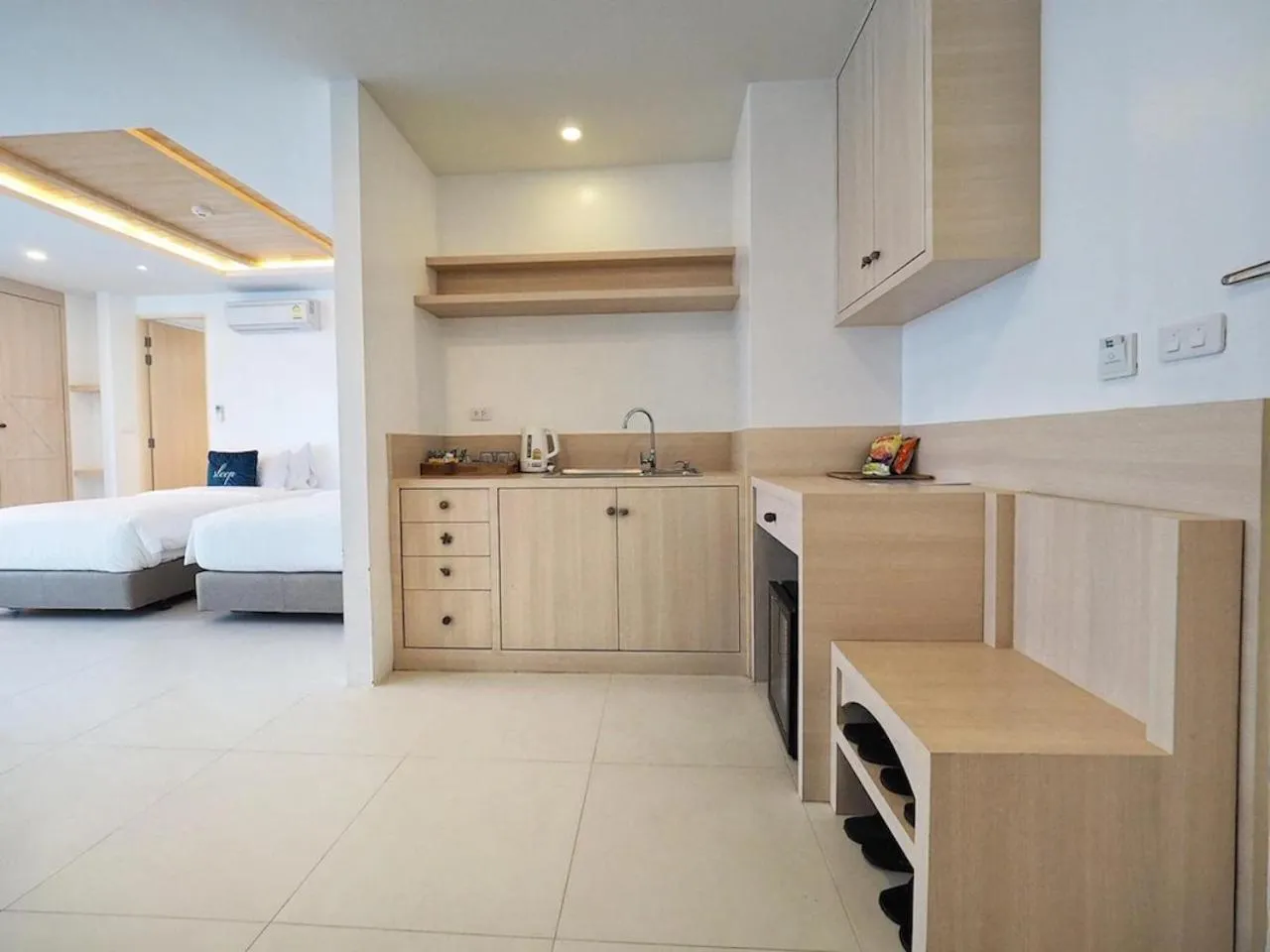 Bed in Costa Village Jacuzzi Bangsaray