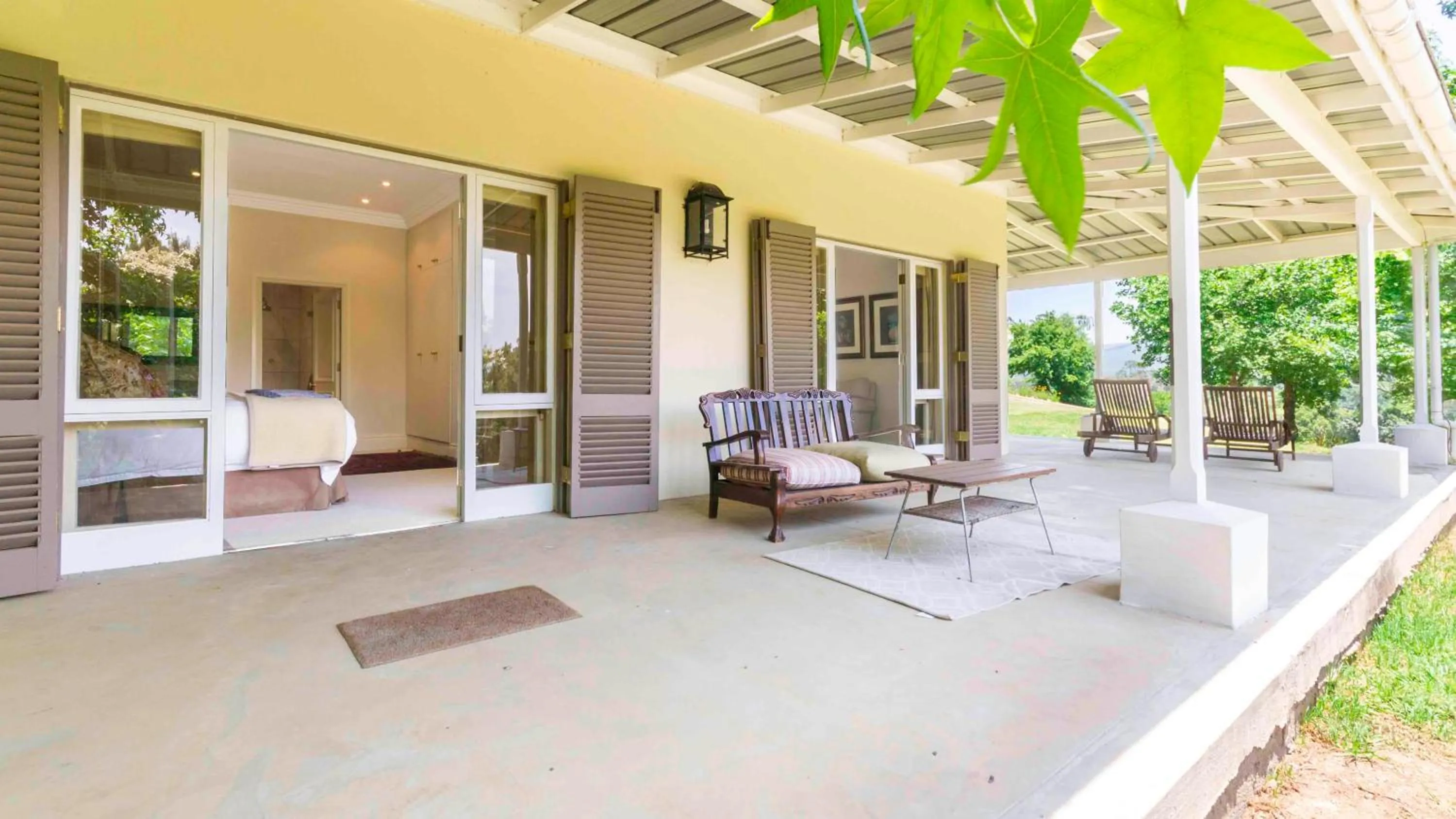 Patio in Arum Hill Lodge