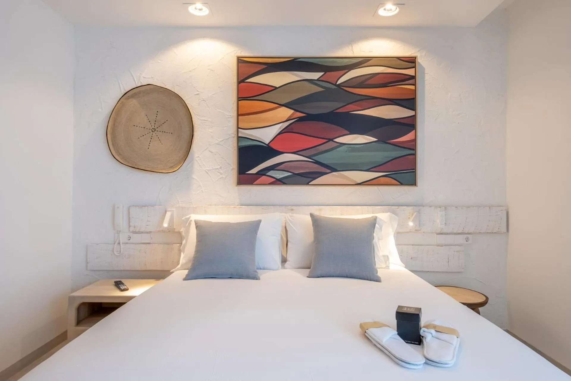 Decorative detail, Bed in Hotel Cetina Cabo de Palos Puerto