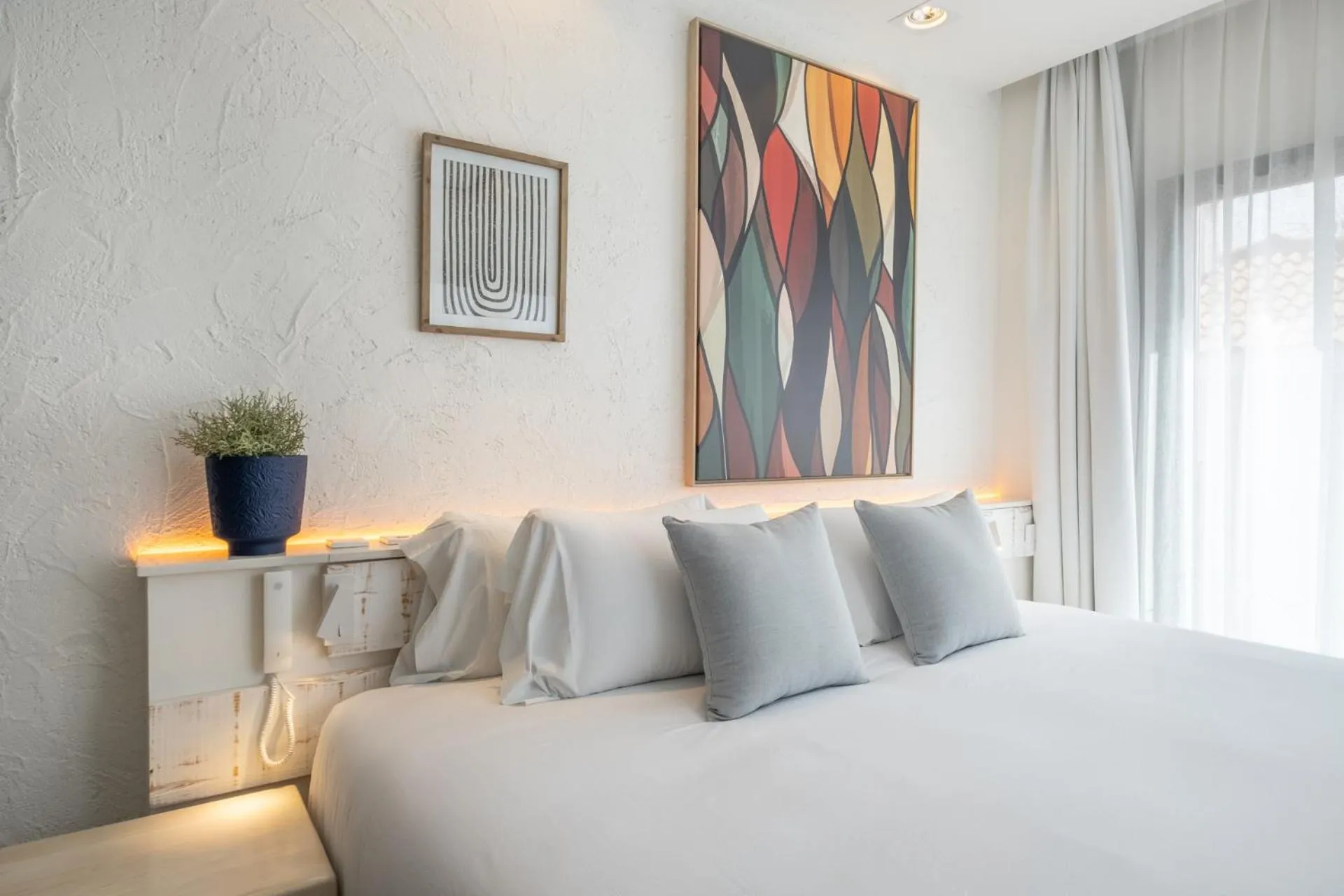 Bedroom, Bed in Hotel Cetina Cabo de Palos Puerto