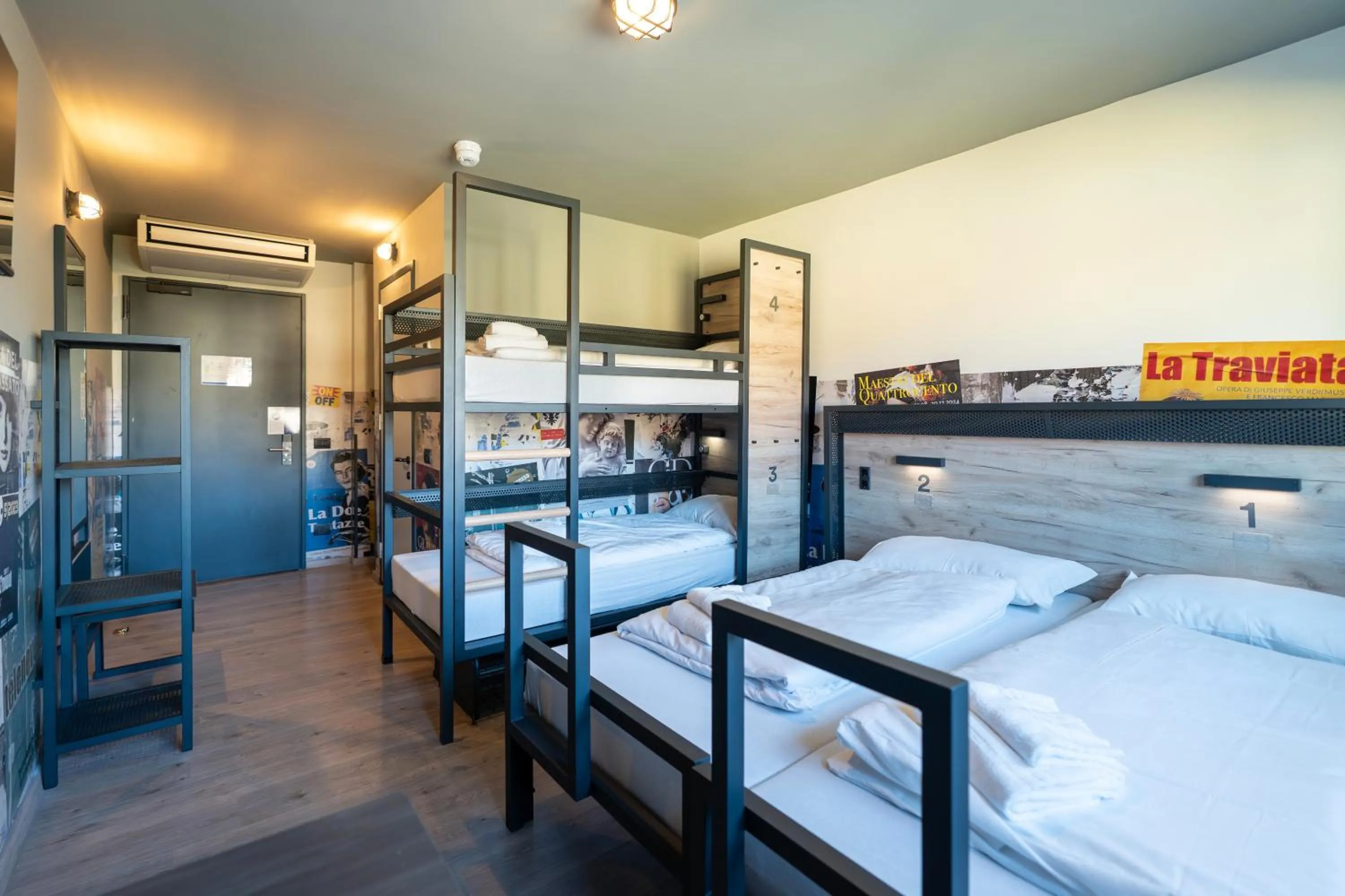 Bedroom, Bed in a&o Hostel Firenze Campo di Marte