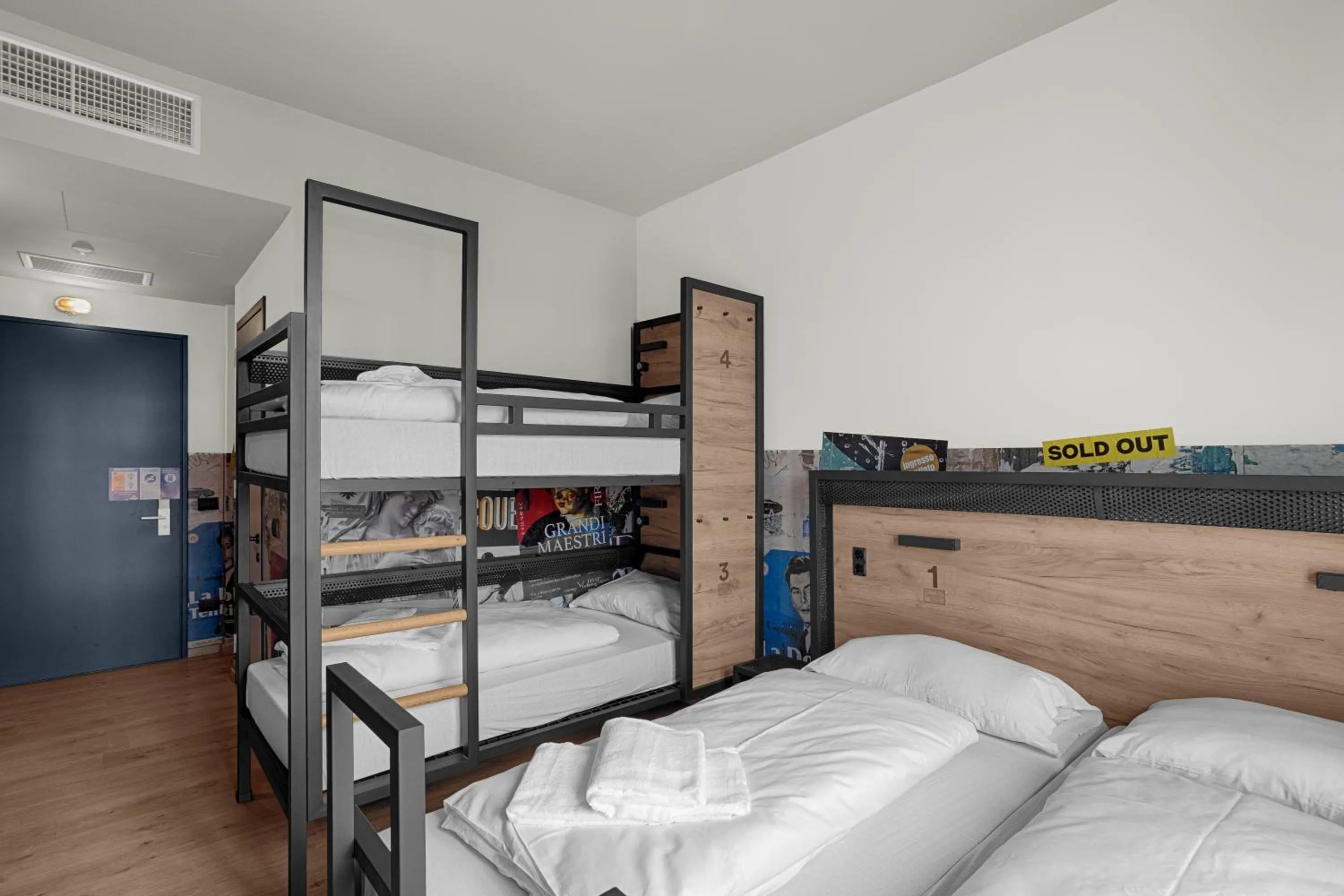 Bedroom, Bed in a&o Hostel Firenze Campo di Marte