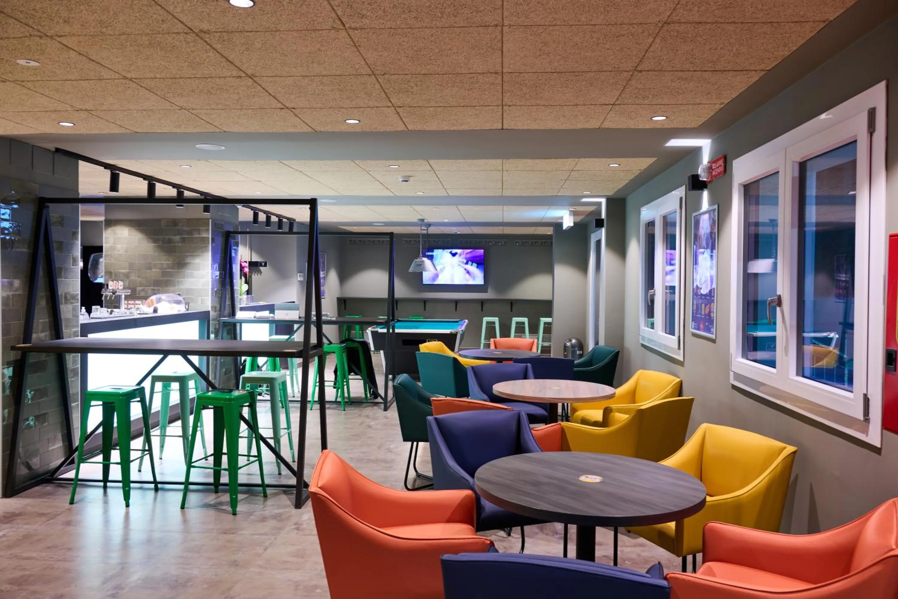 Lobby or reception in a&o Hostel Firenze Campo di Marte