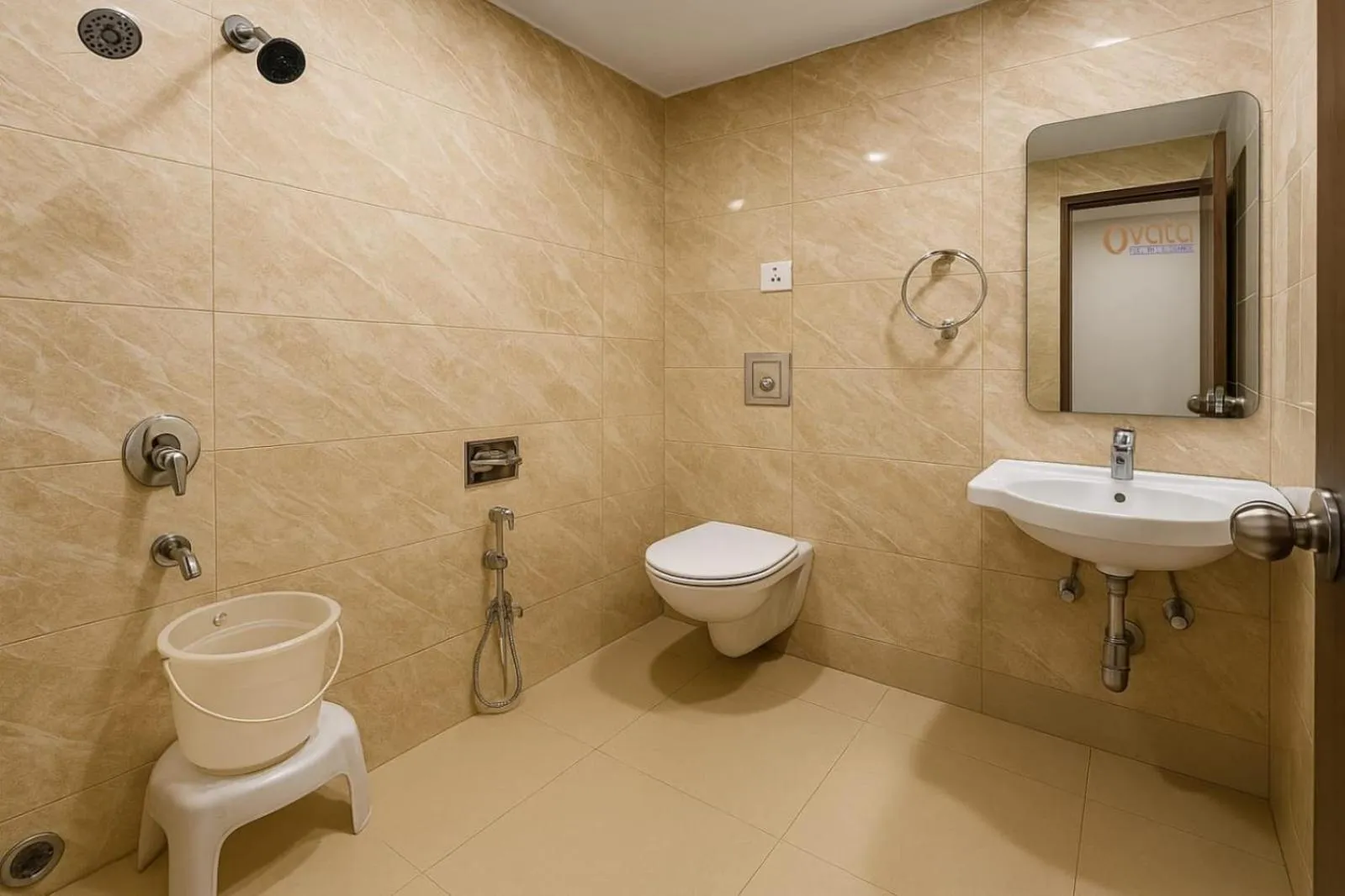 Shower in Hotel Himshri Mall Road By Ovata