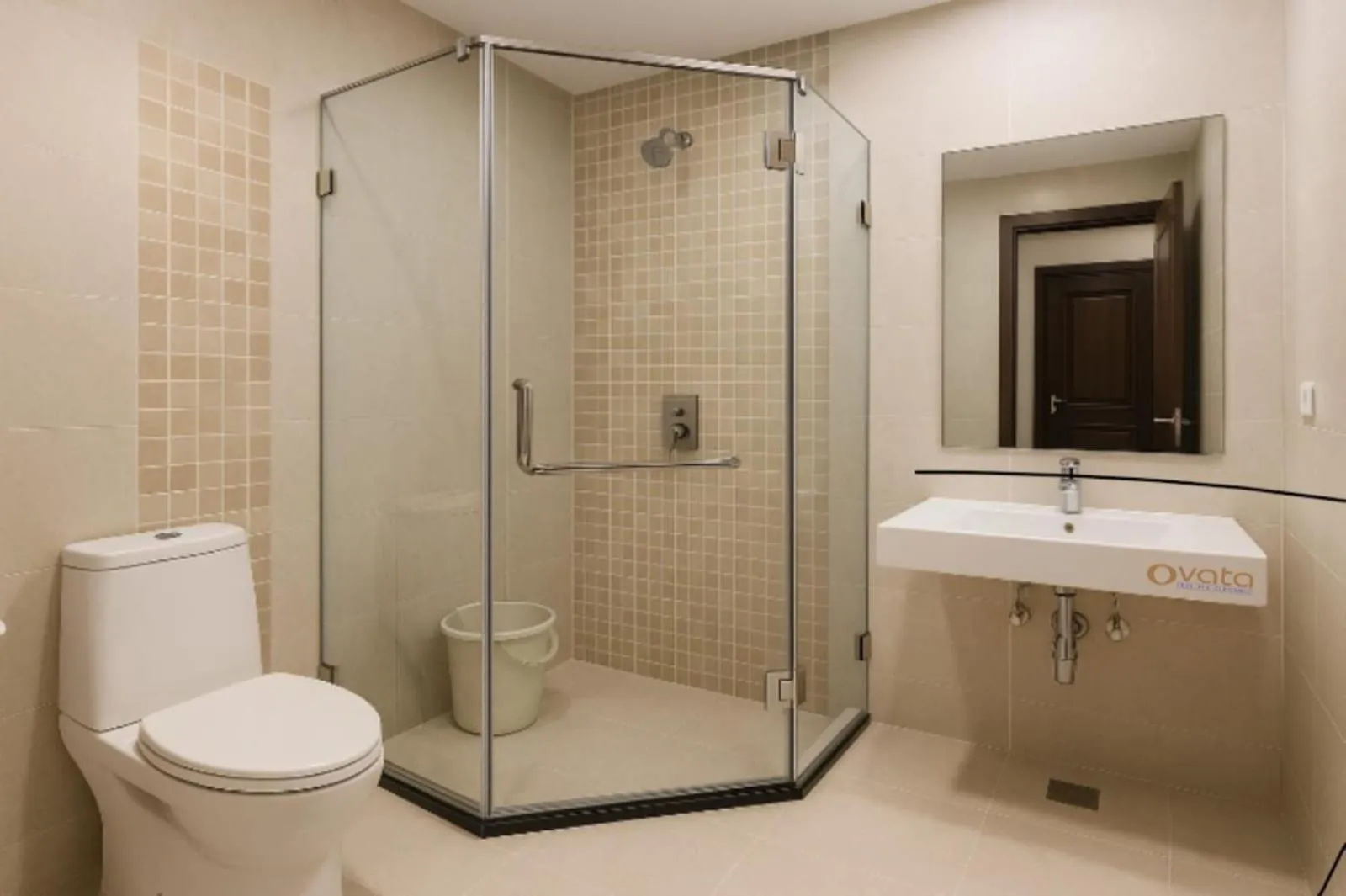 Shower in Hotel Himshri Mall Road By Ovata