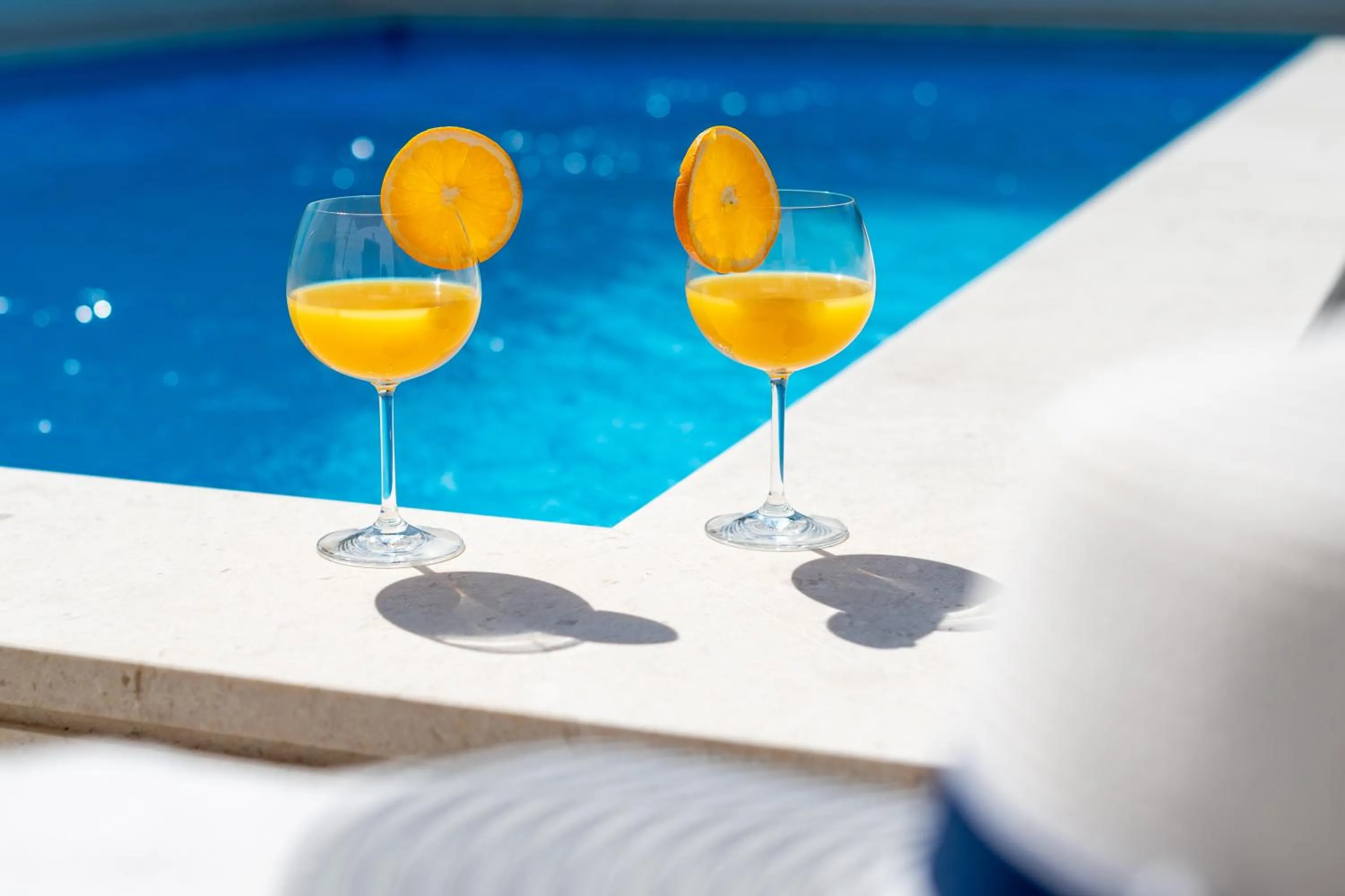 Swimming pool in Villa Gabriel with pool, sauna, jacuzzi