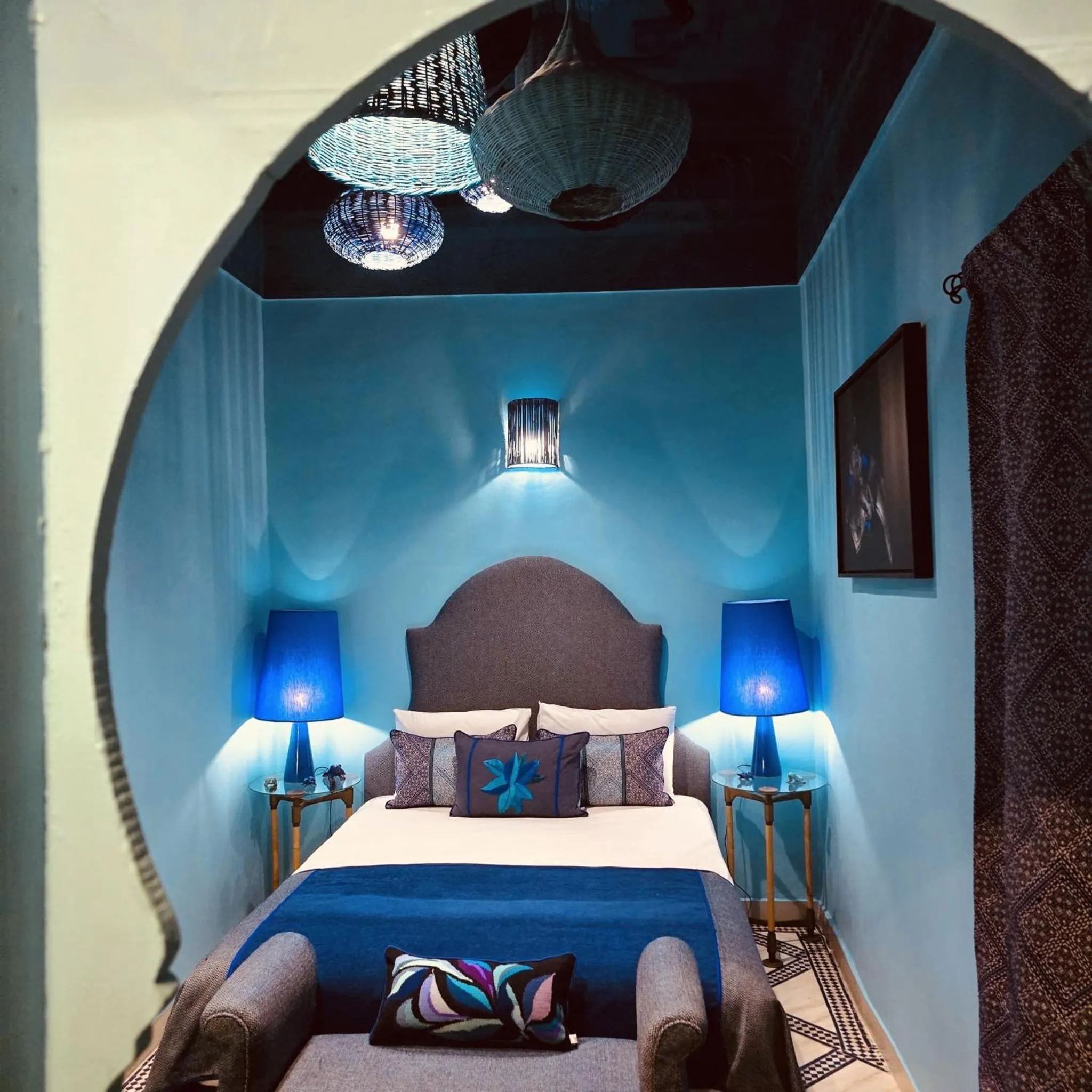 Bedroom, Bed in Riad & Spa Stella Cadente Marrakech