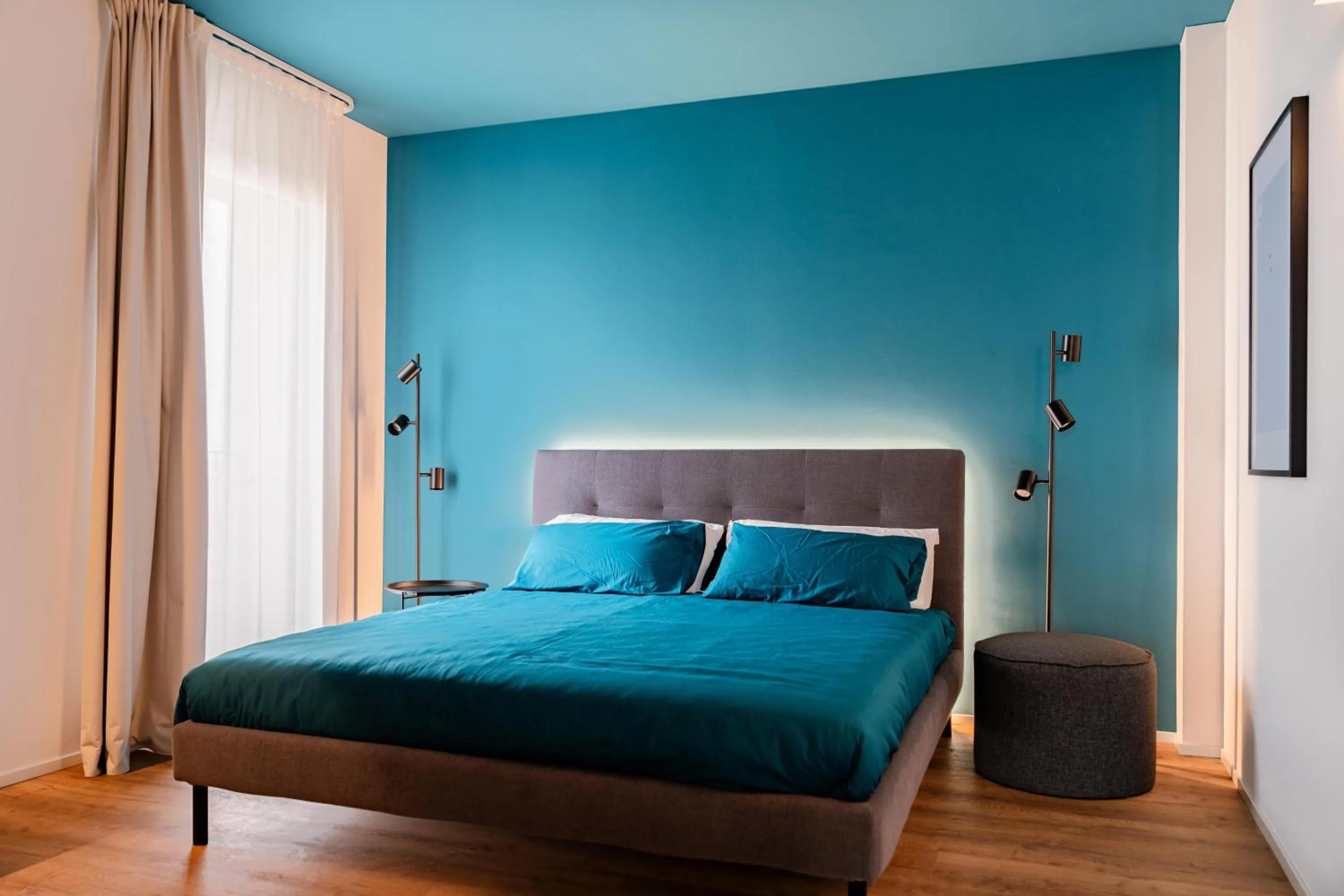 Bedroom, Bed in Camoma Aparthotel - Suites Apartments