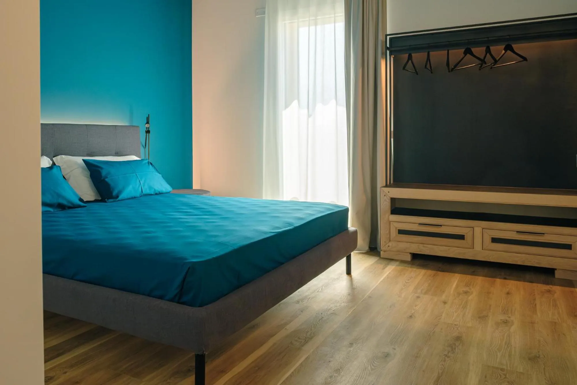 Bedroom, Bed in Camoma Aparthotel - Suites Apartments