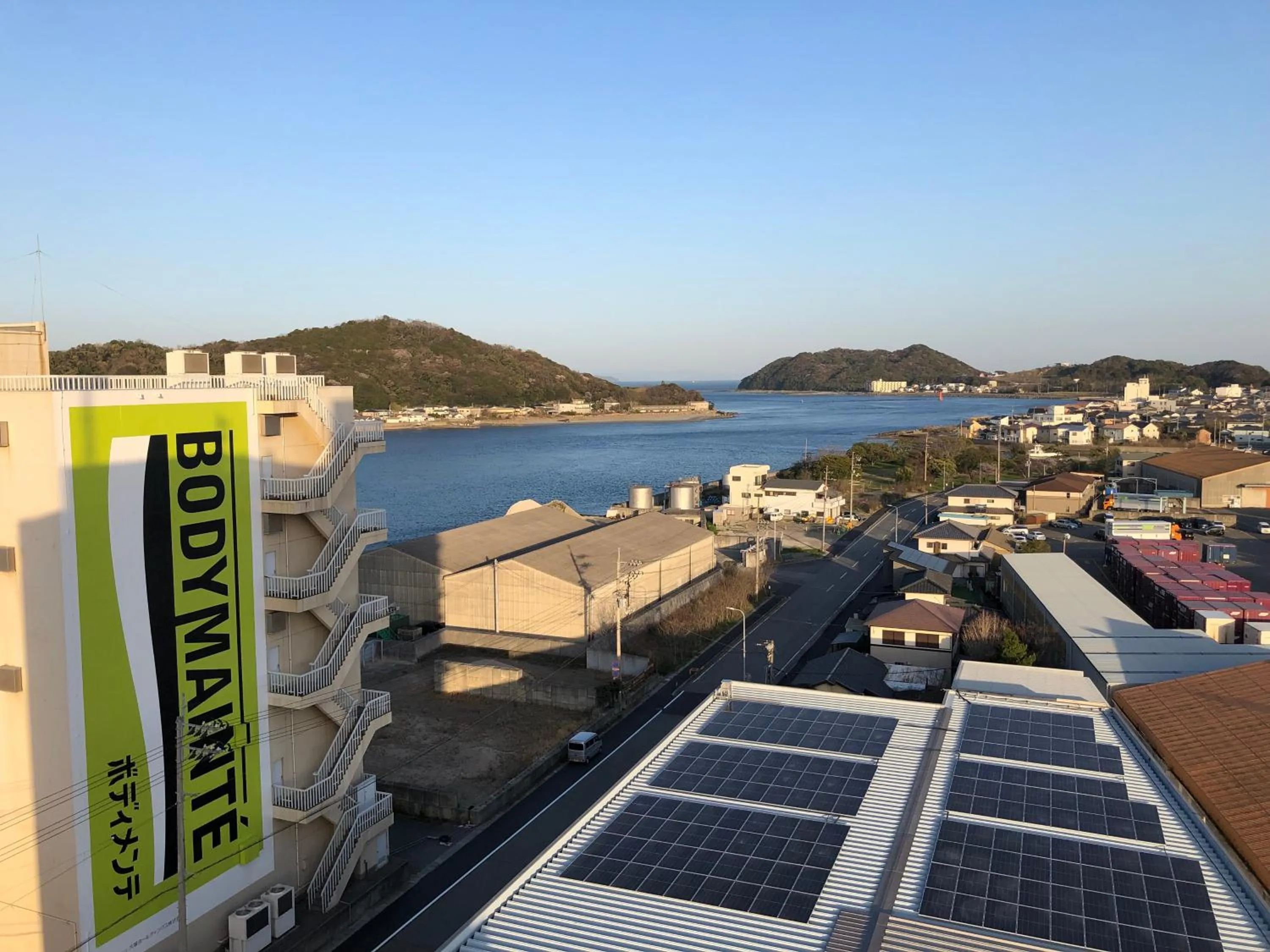 Sea view in Hotel Crown Hills Naruto