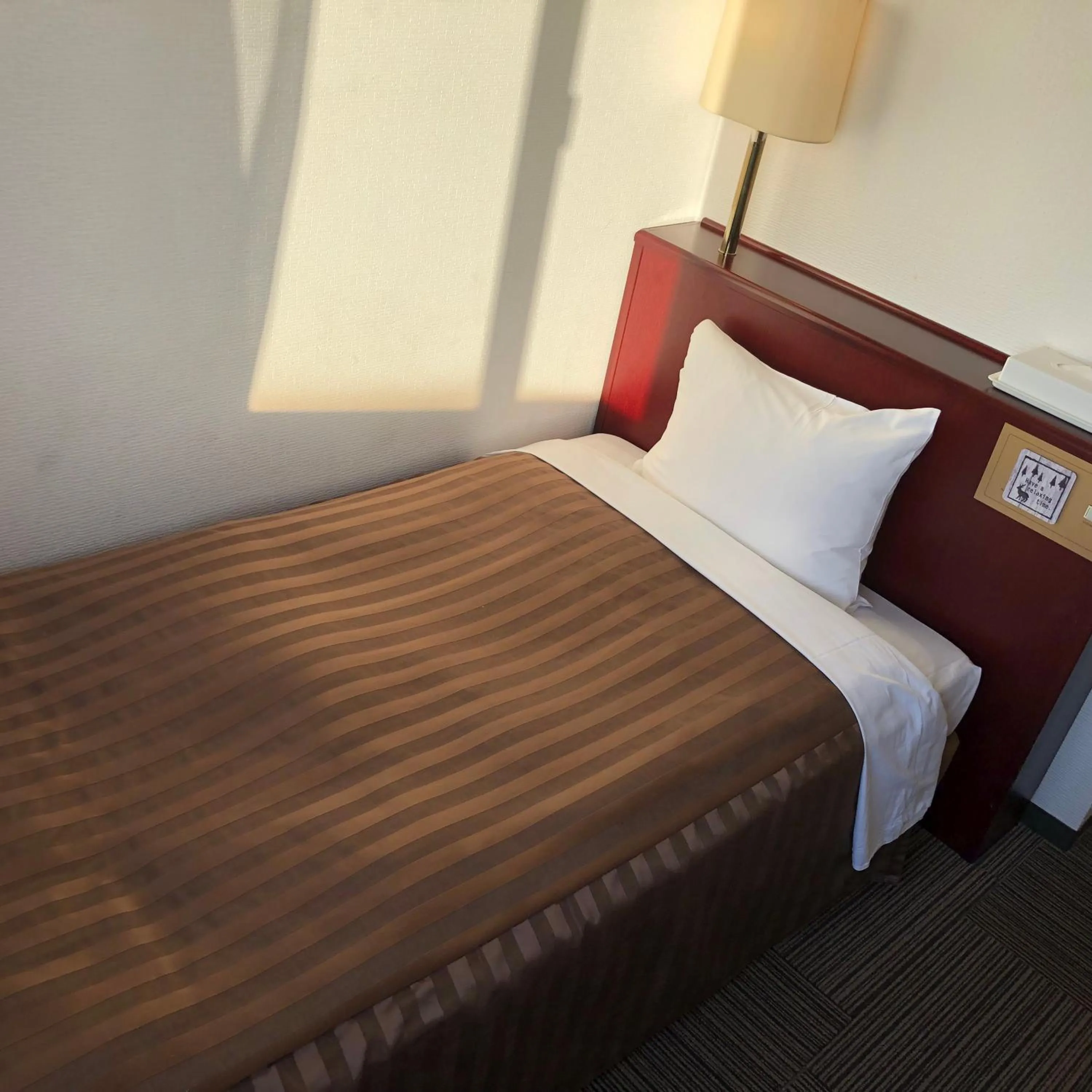 Bed in Hotel Crown Hills Naruto