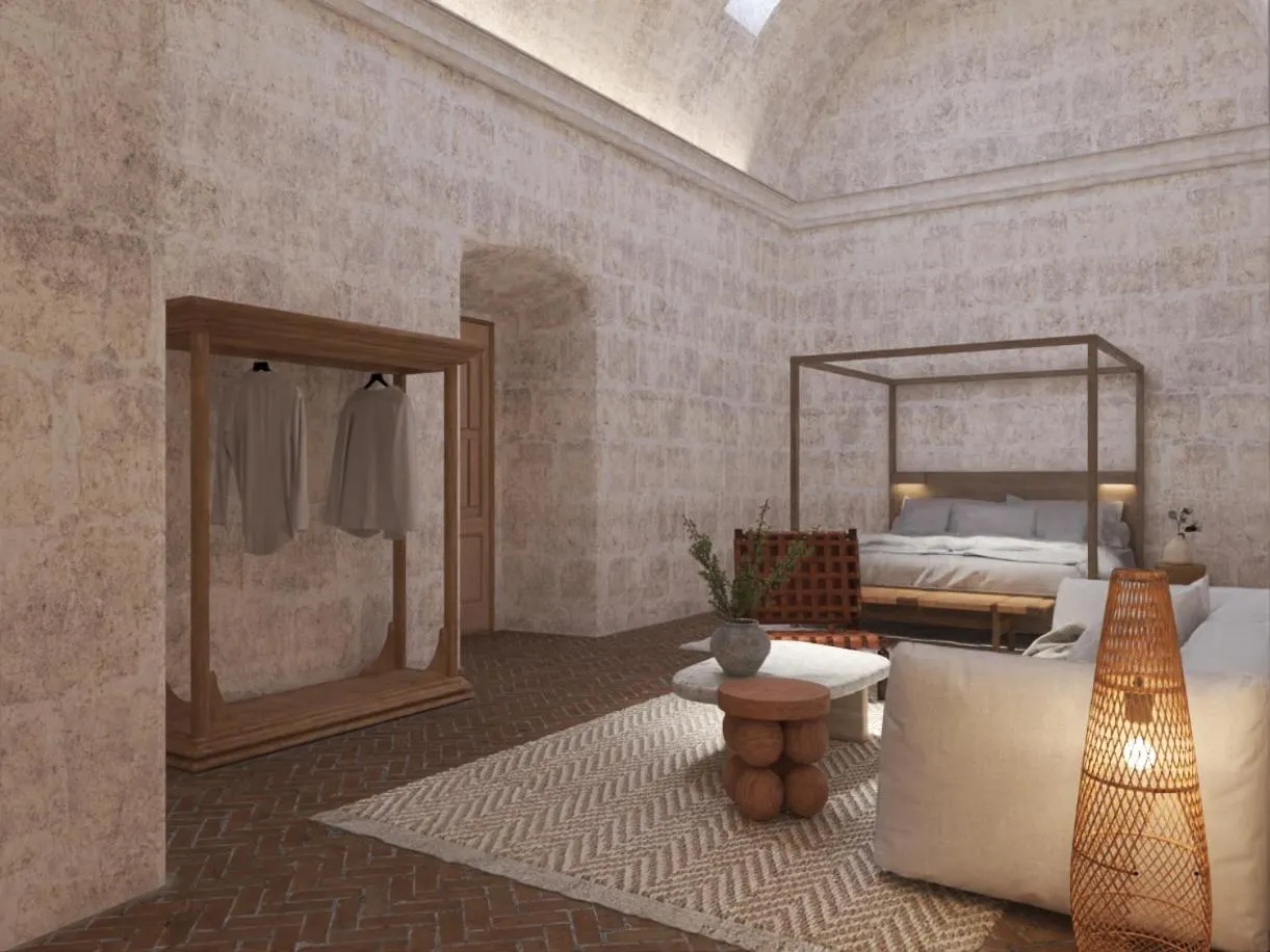 Bed in Palacio Guaqui by Ananay Hotels