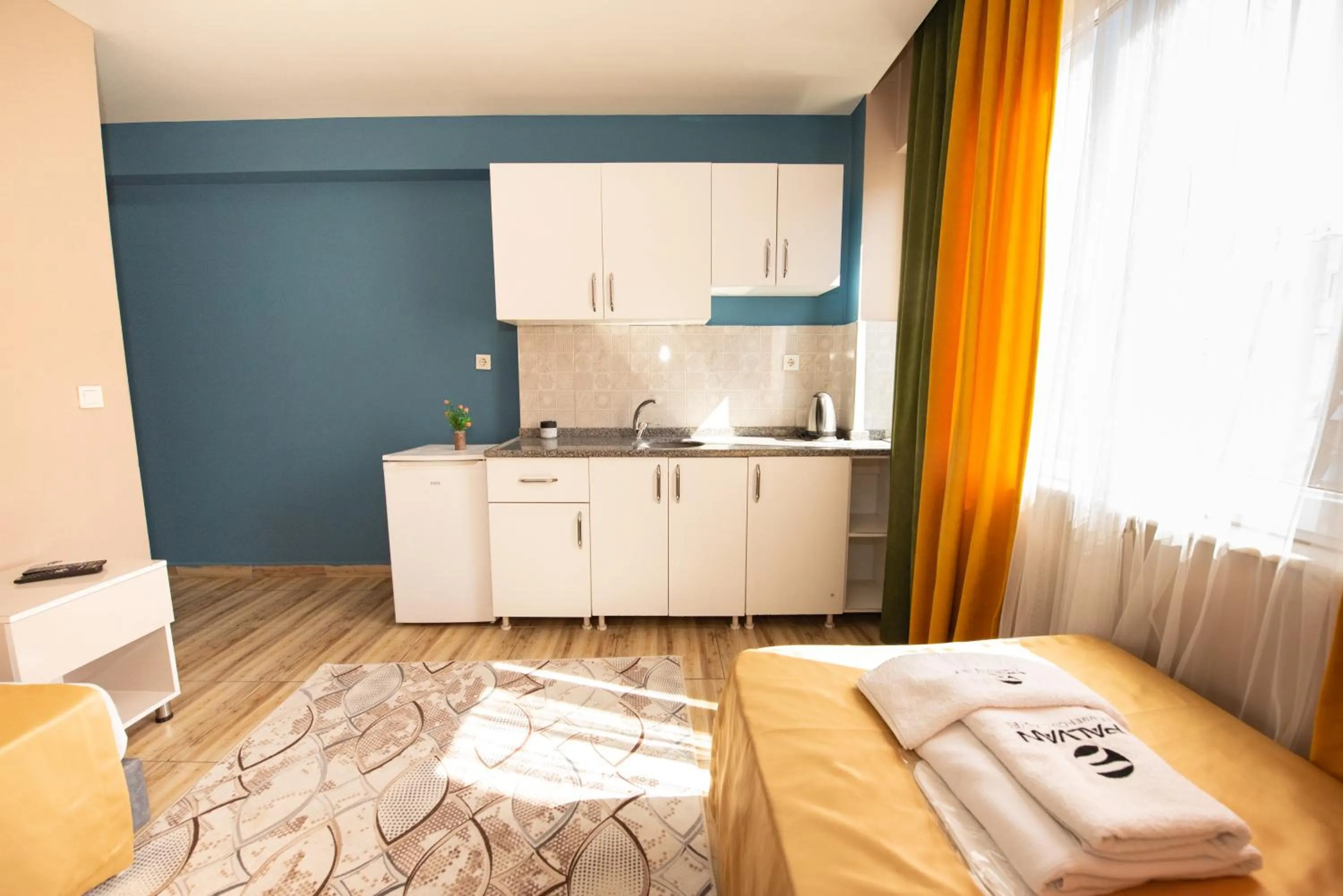 minibar, Kitchen/Kitchenette in Palvan Hotel