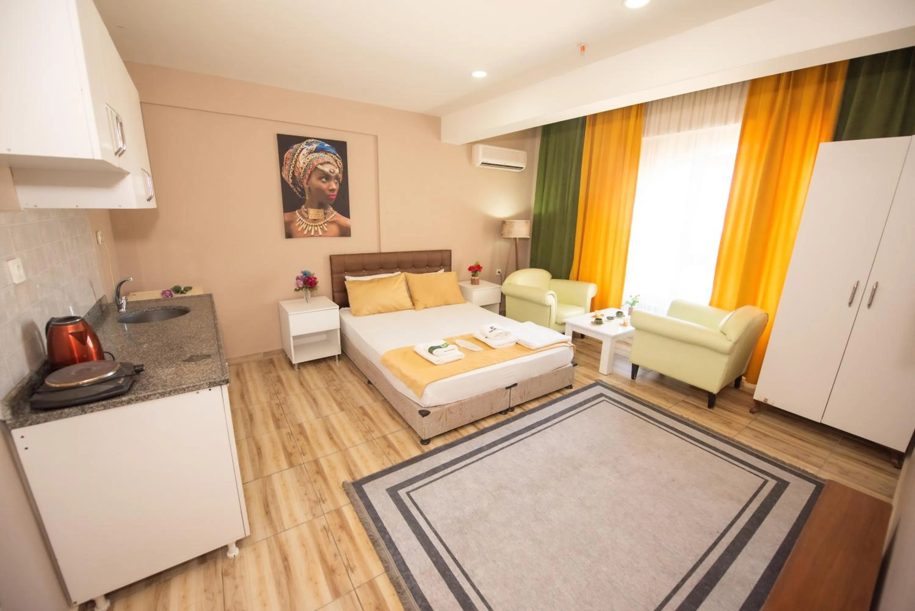 Bedroom in Palvan Hotel