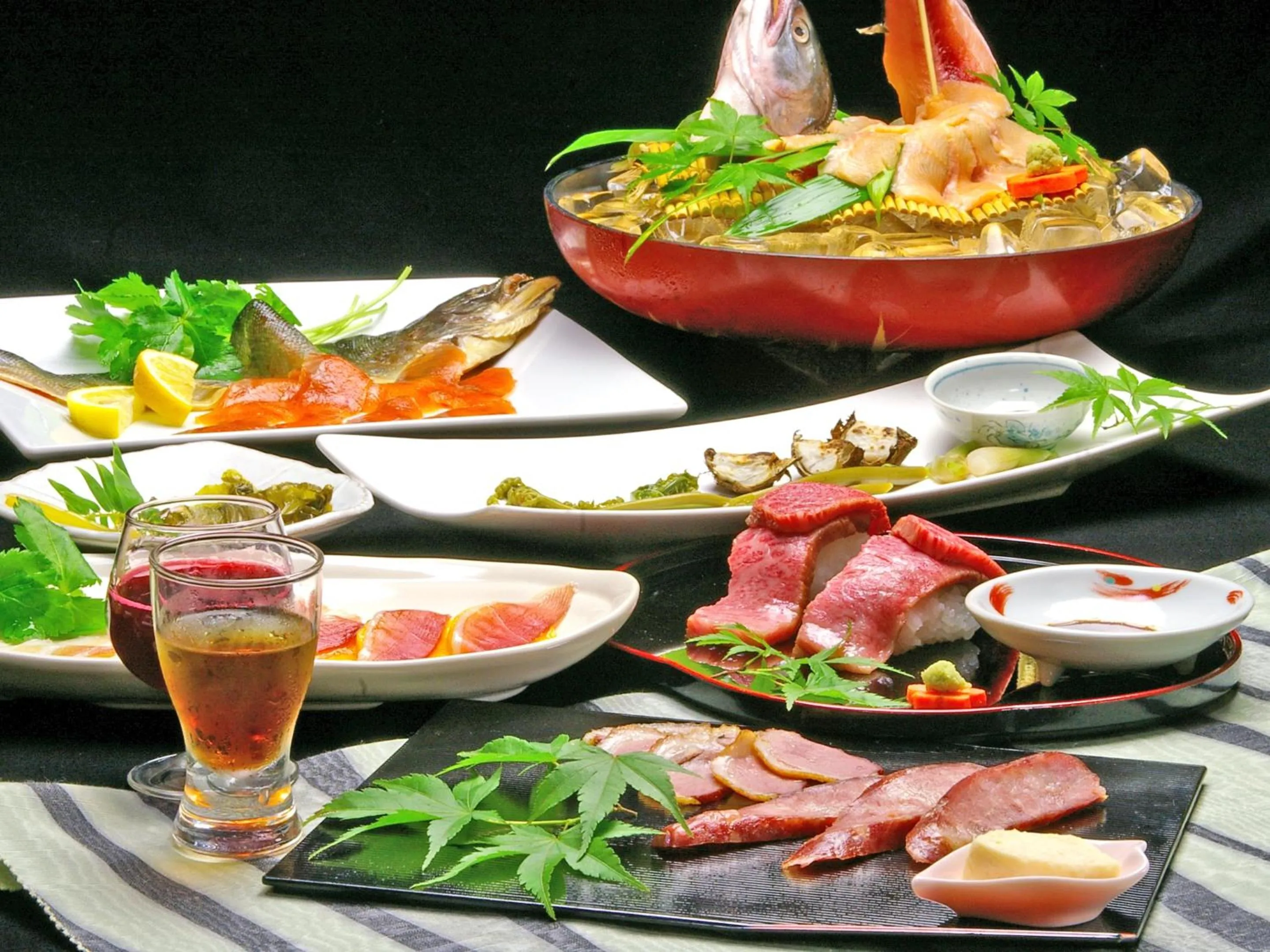 Food in Takarabune Onsen Yumoto Kotobuki