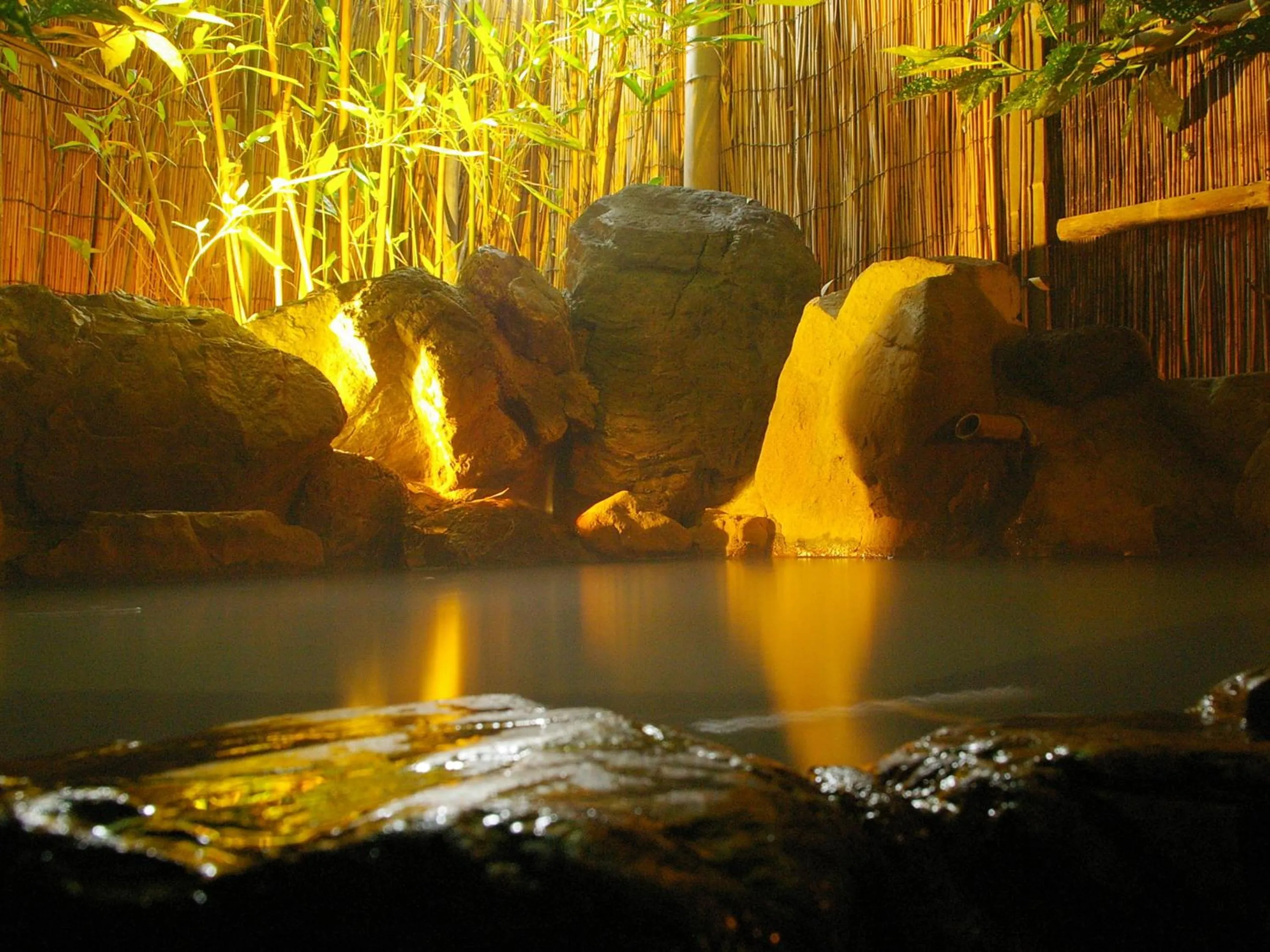 Hot Spring Bath in Takarabune Onsen Yumoto Kotobuki