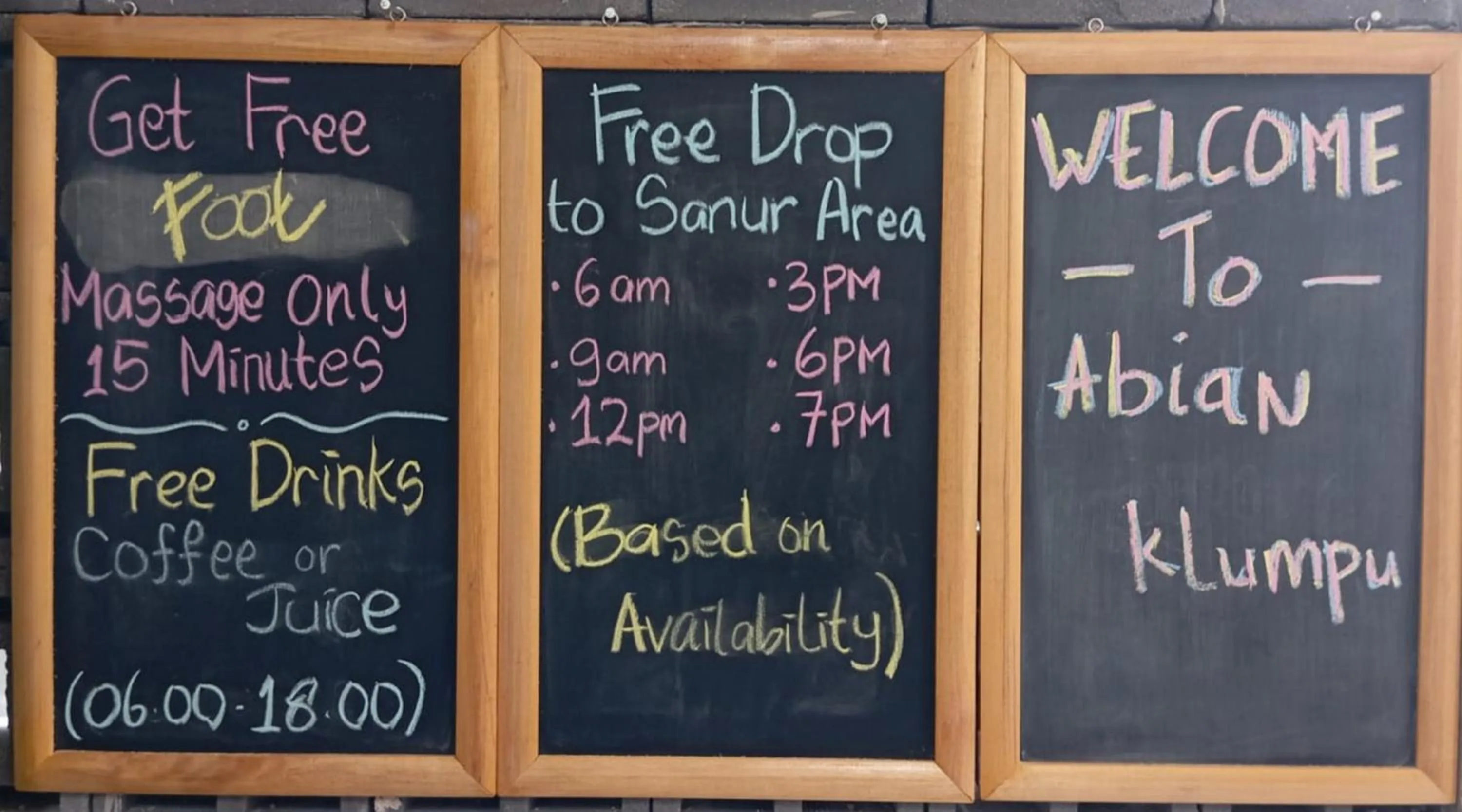 Area and facilities in Abian Klumpu Villa & Spa Sanur Bali