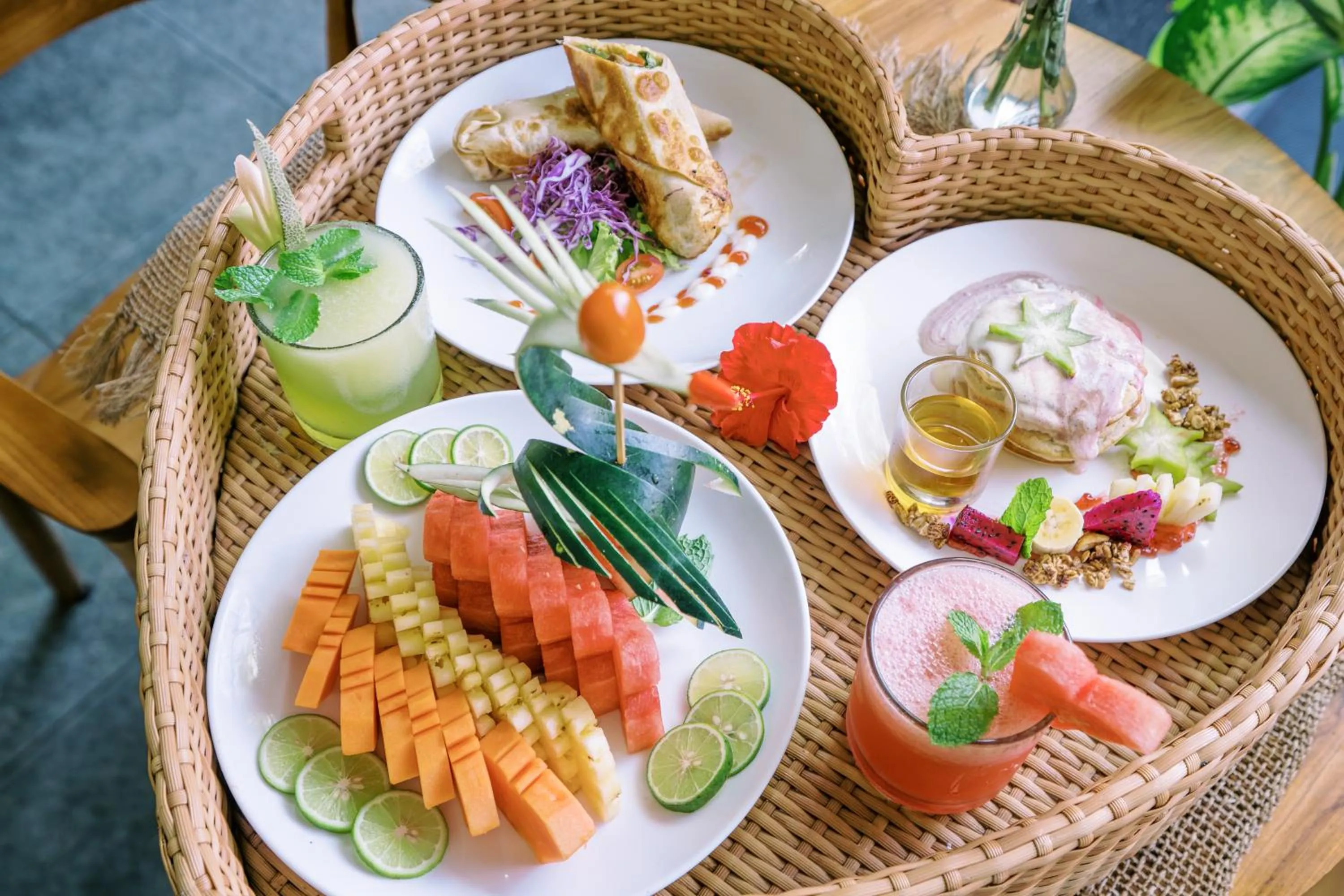 Breakfast in Abian Klumpu Villa & Spa Sanur Bali