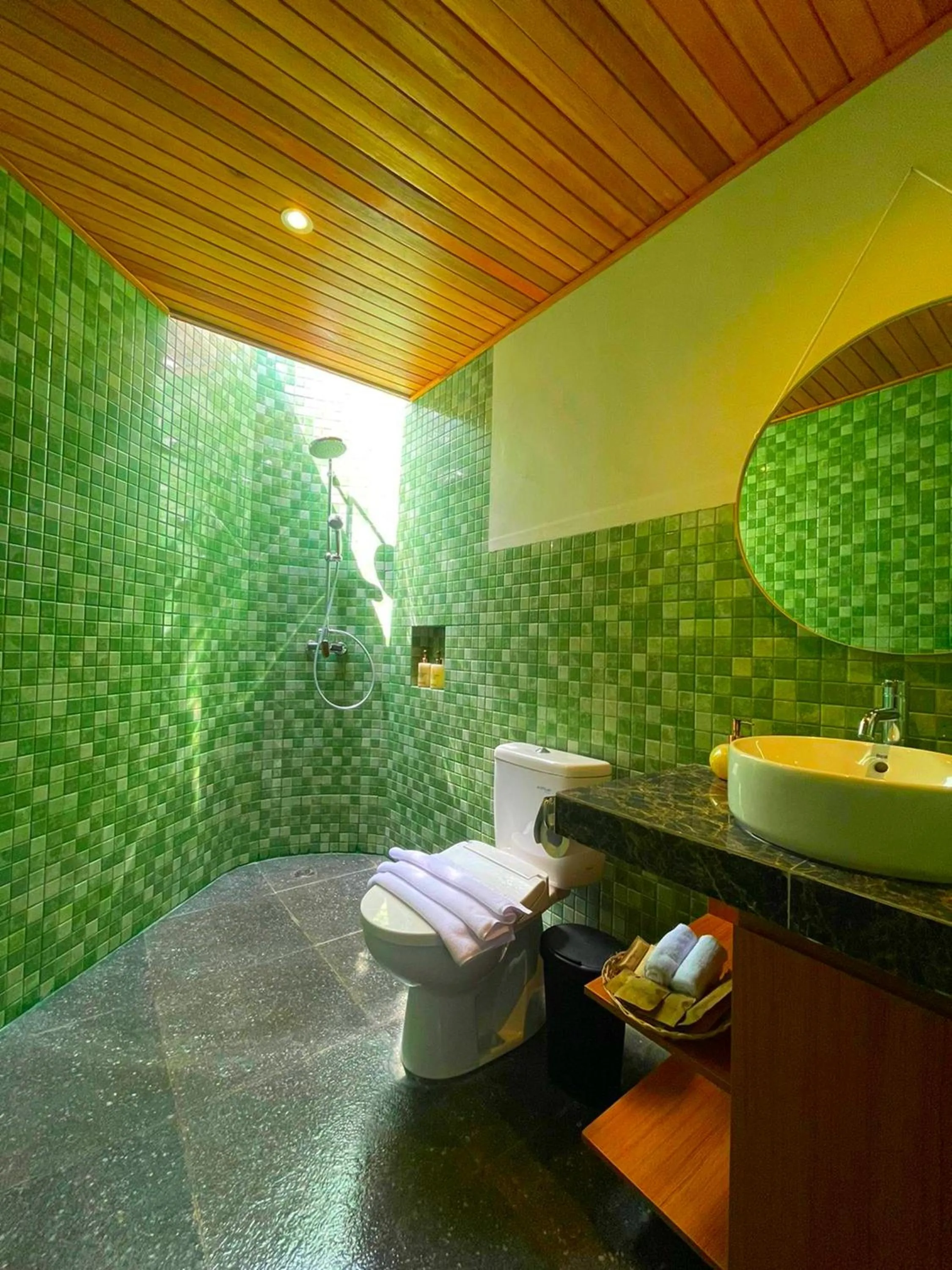 Shower in Abian Klumpu Villa & Spa Sanur Bali