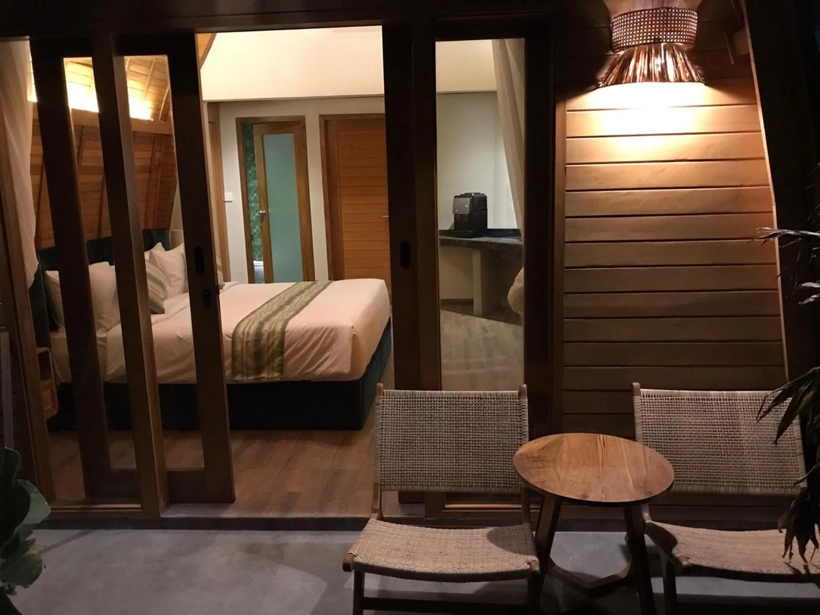 Balcony/Terrace, Bed in Abian Klumpu Villa & Spa Sanur Bali